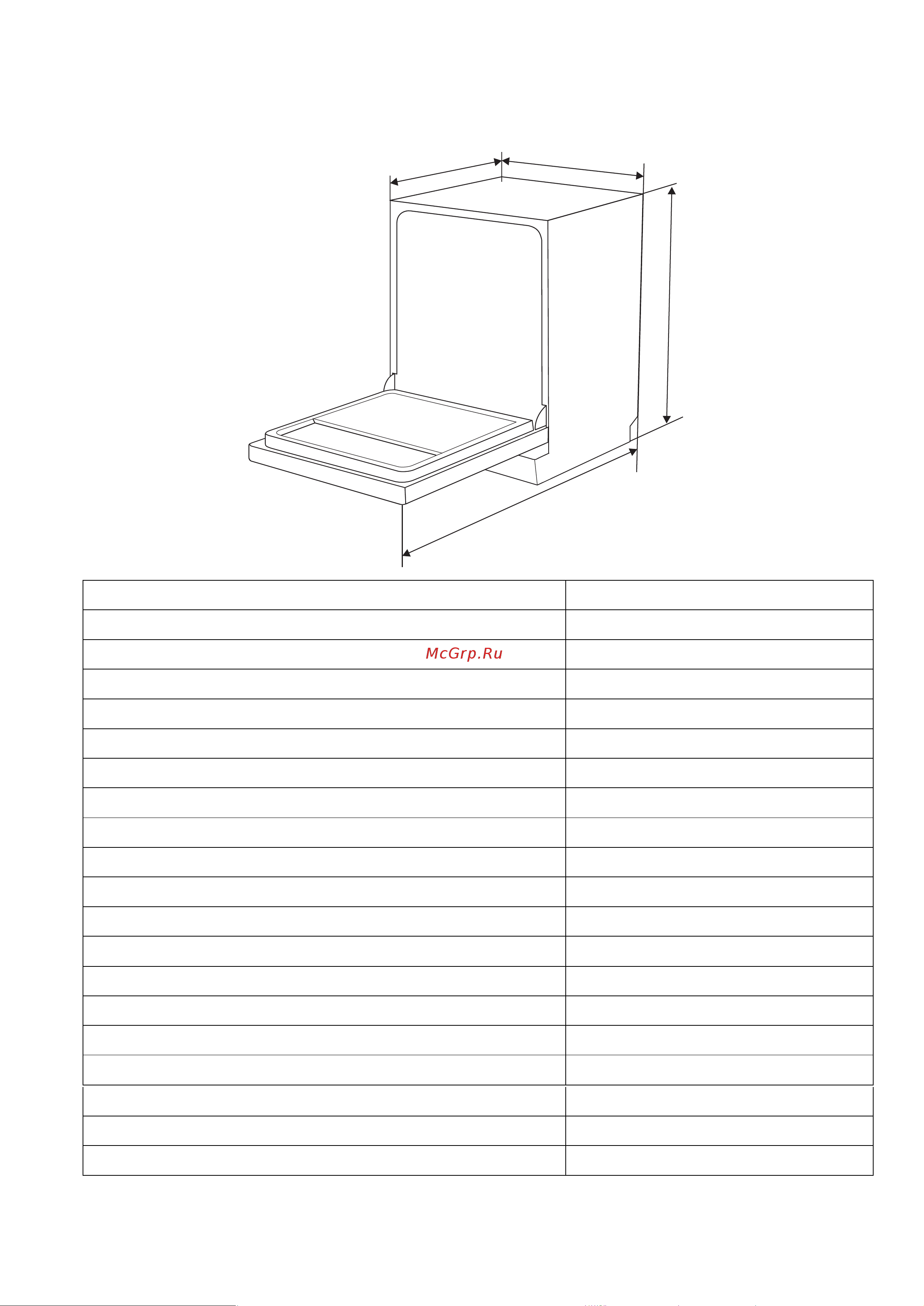 Midea MFD45S500Wi [30/32] Технические характеристики