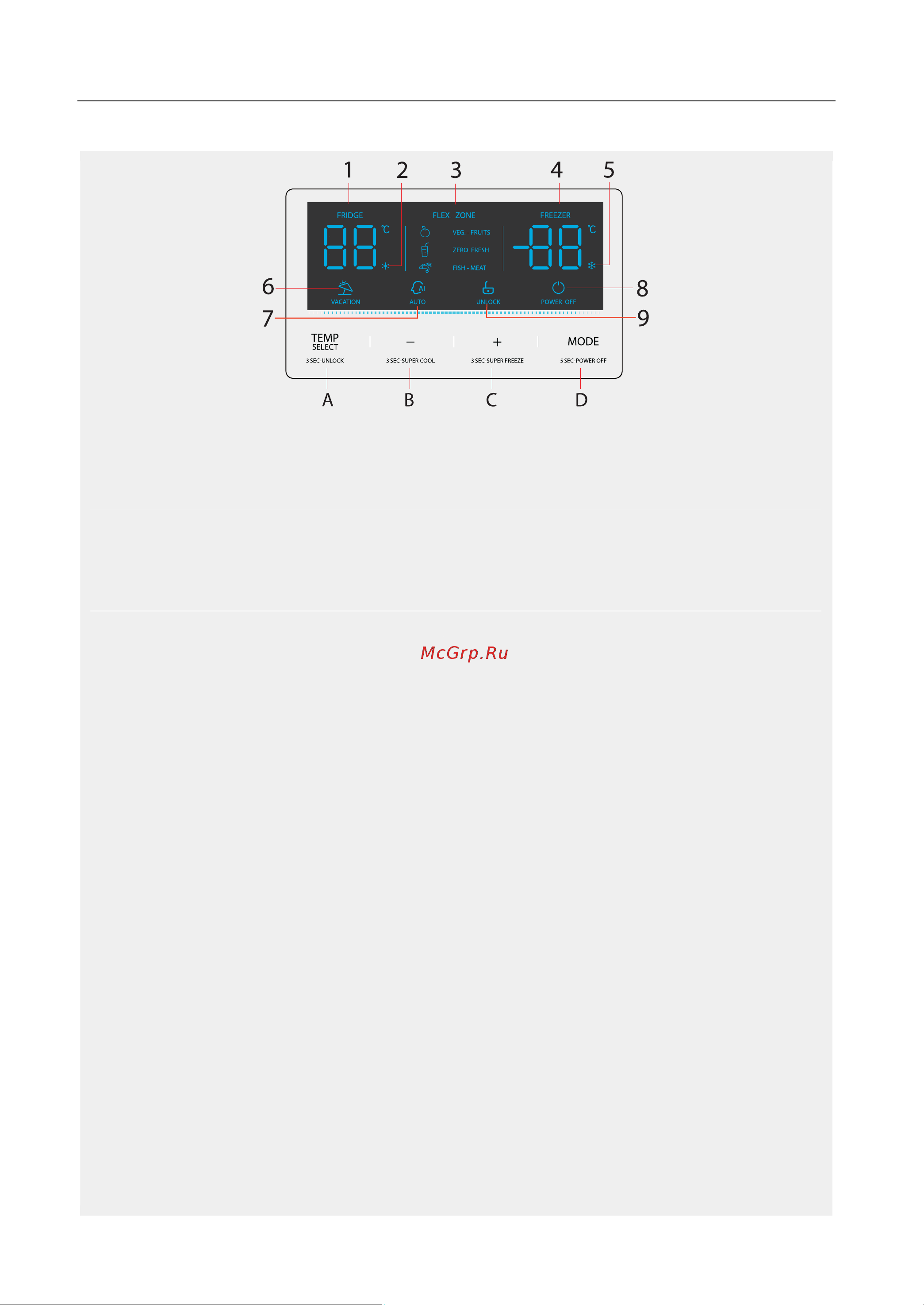 Toshiba GR-RB449WE-PMJ(06) [104/167] Функції