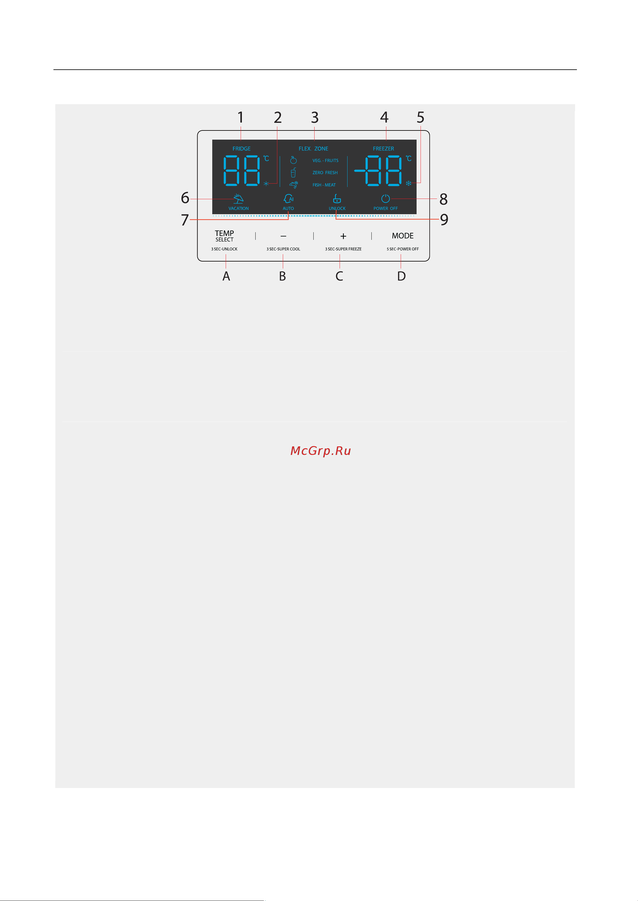 Toshiba GR-RB449WE-PMJ(06) [131/167] Funksiyalar