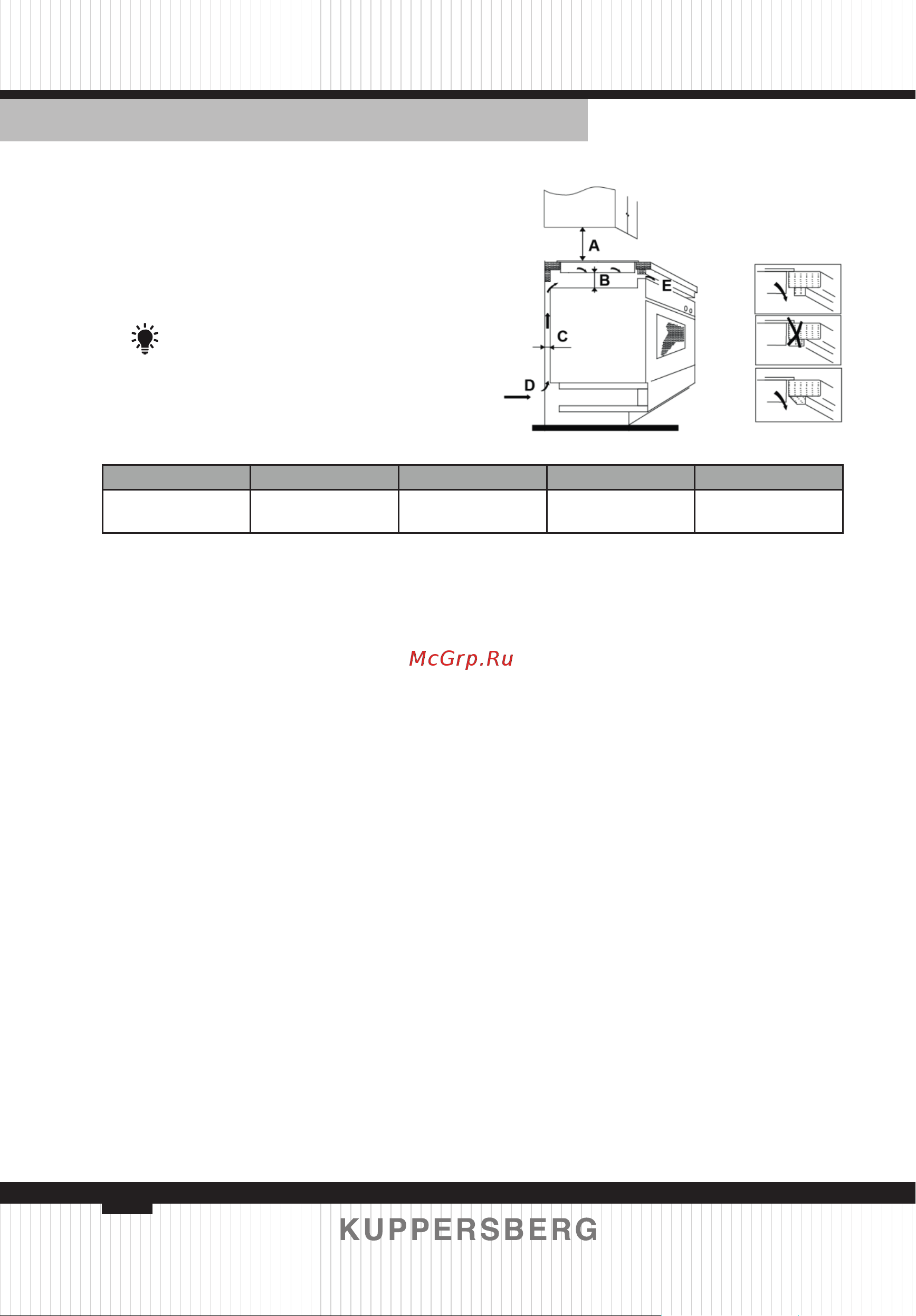 Kuppersberg ICS 627 [42/76] Before you install the hob make sure that