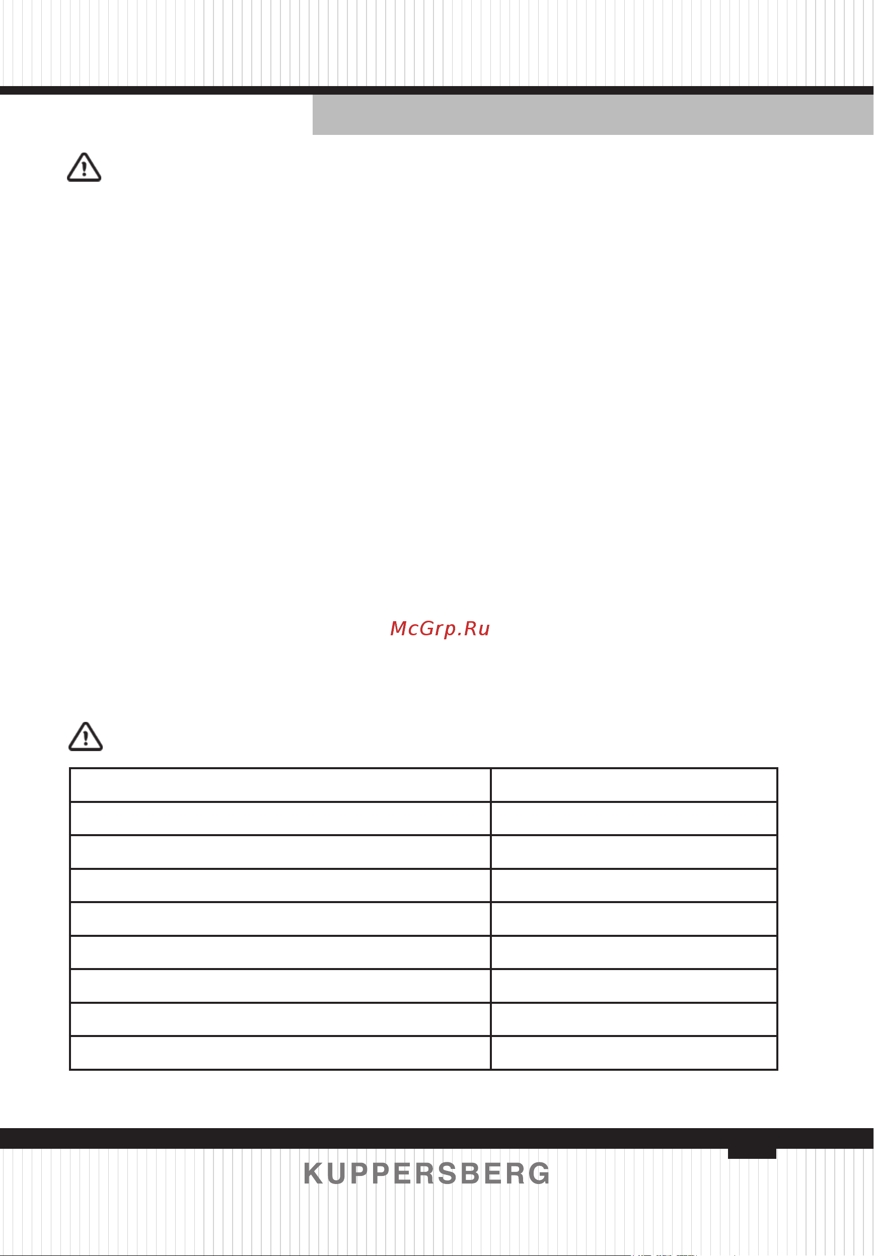 Kuppersberg HMW 615 B [27/80] Precautions to avoid possible exposureto excessive microwave energy