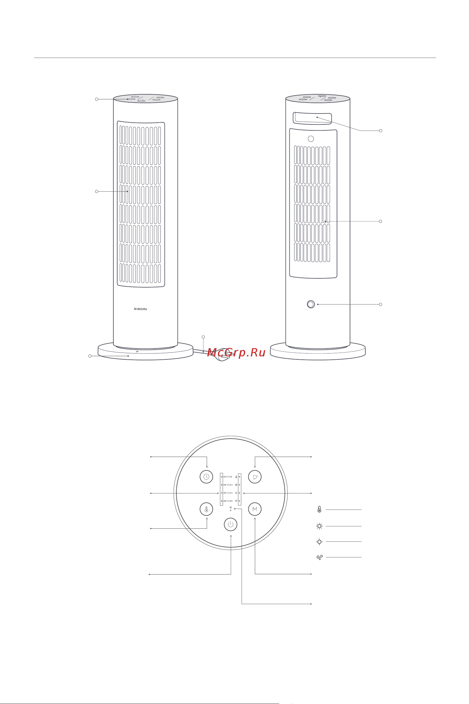 Xiaomi Smart Tower Heater Lite EU [59/112] Описание изделия