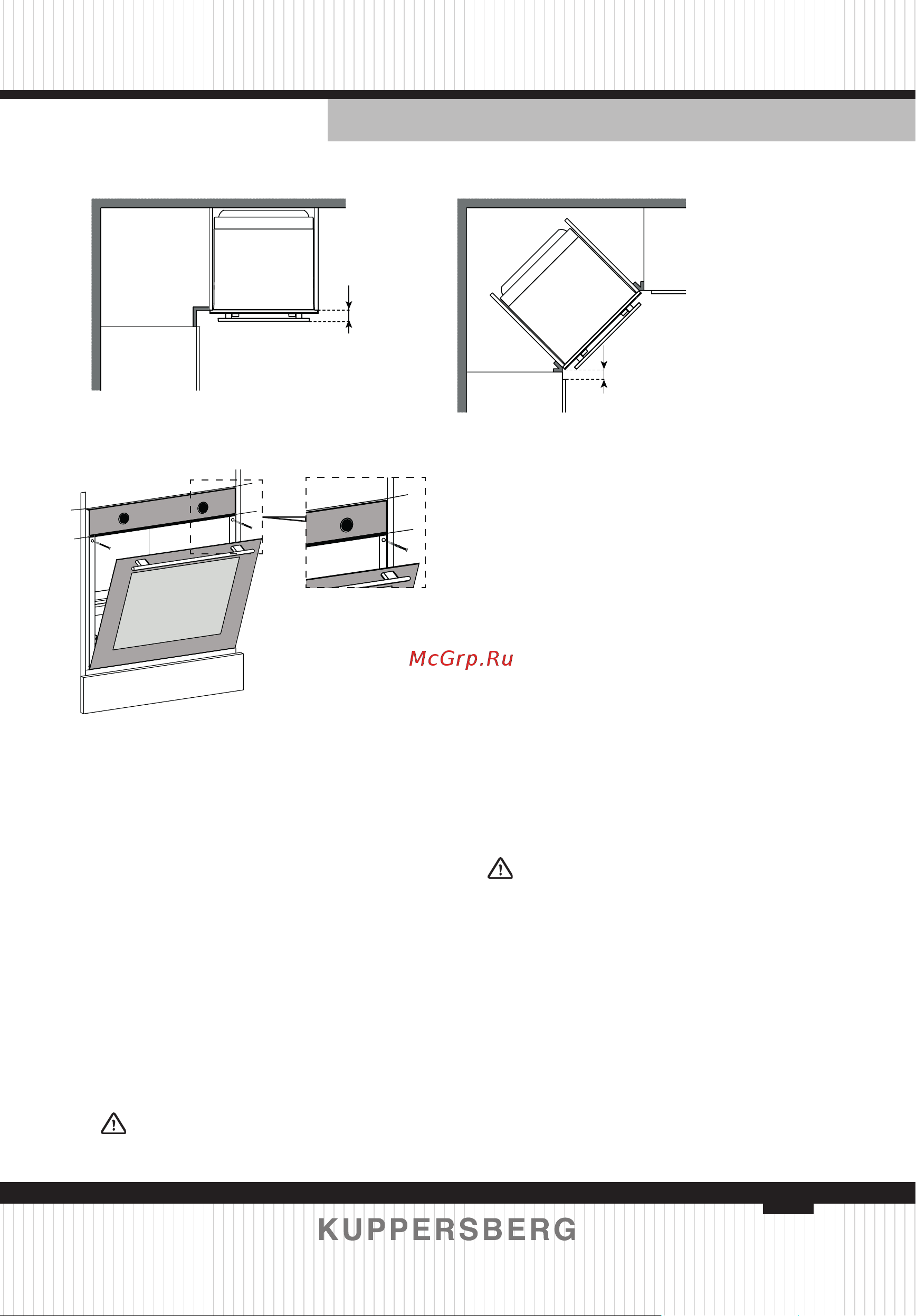 Kuppersberg HF 610 W [9/140] Wichtige warnhinweise