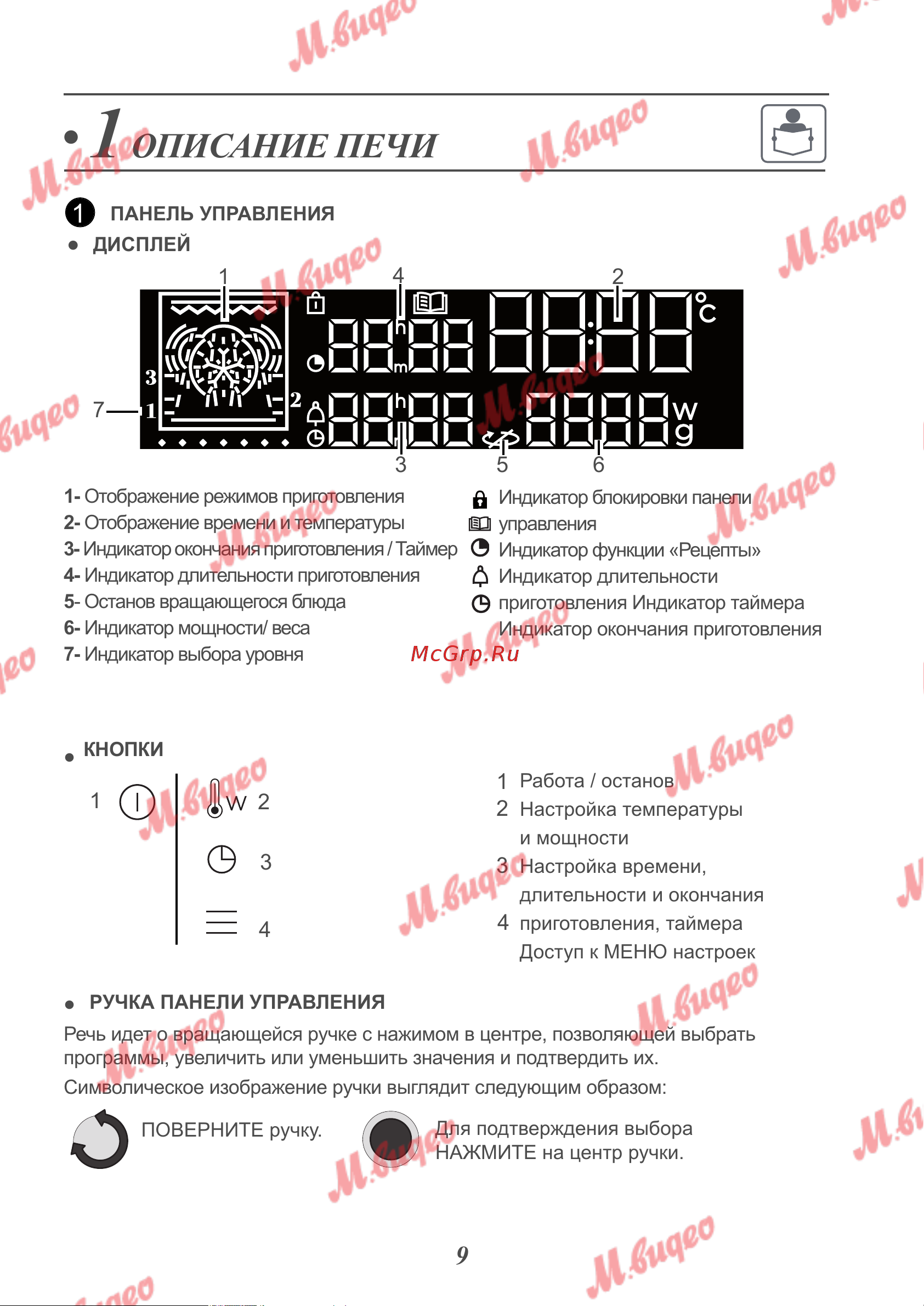De Dietrich DKC7340A [9/19] Описание печи