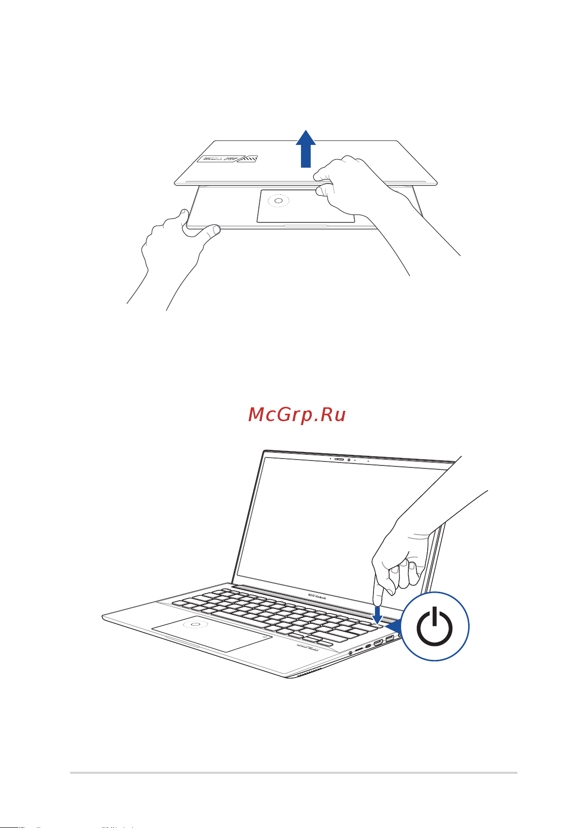 Asus Vivobook Pro 14X OLED N7400PC-KM024W [32/110] Откройте крышку