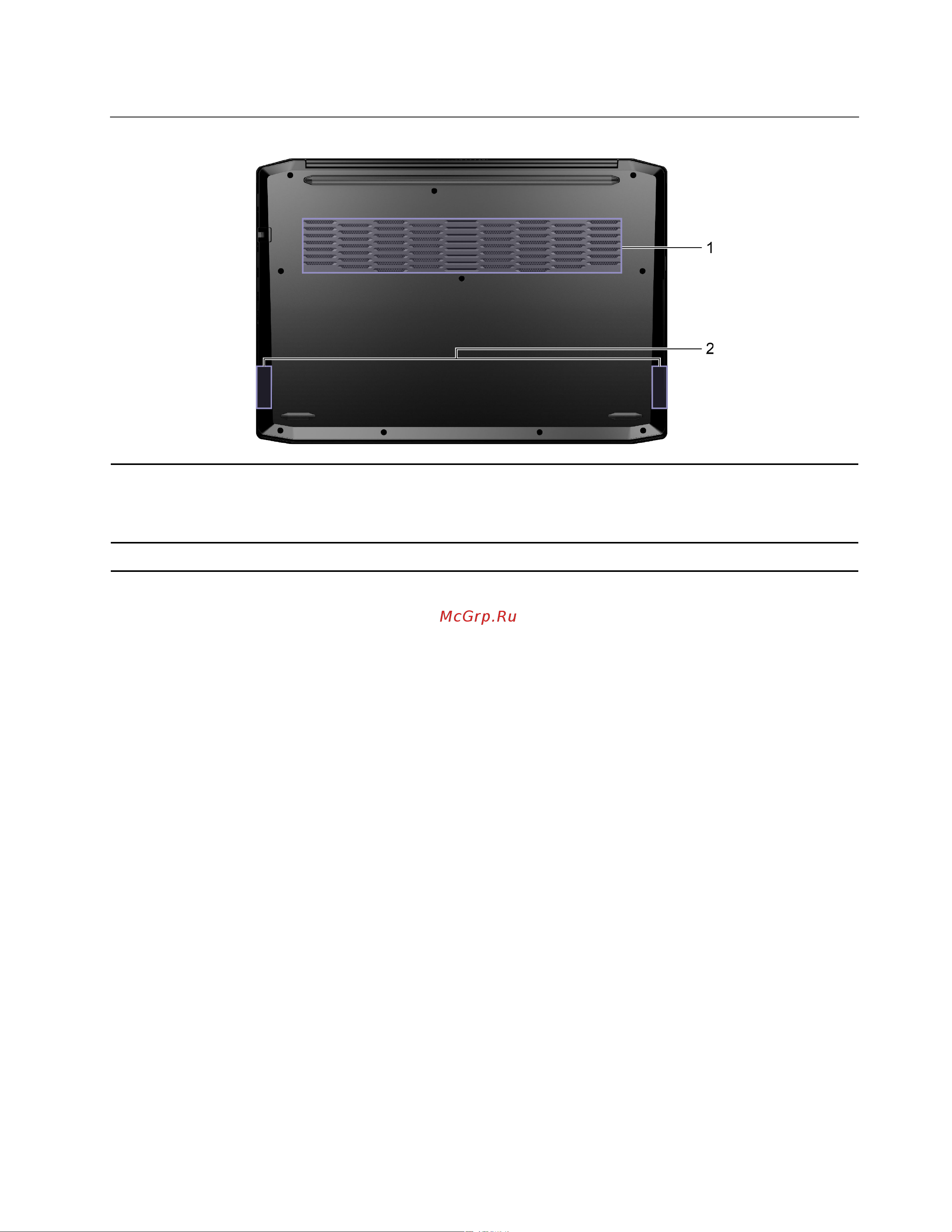 Lenovo IdeaPad Gaming 3 15ACH6 (82K2015BAX) [11/66] Вид снизу