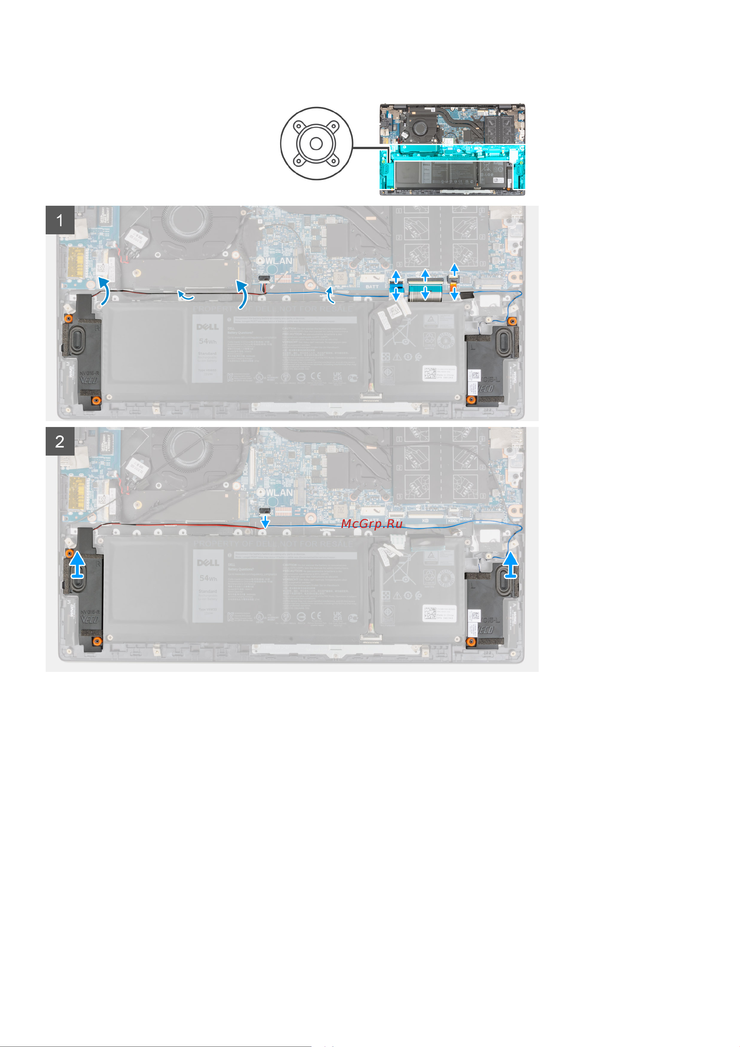 Dell Vostro 5515-5807 [42/80] Установка динамиков