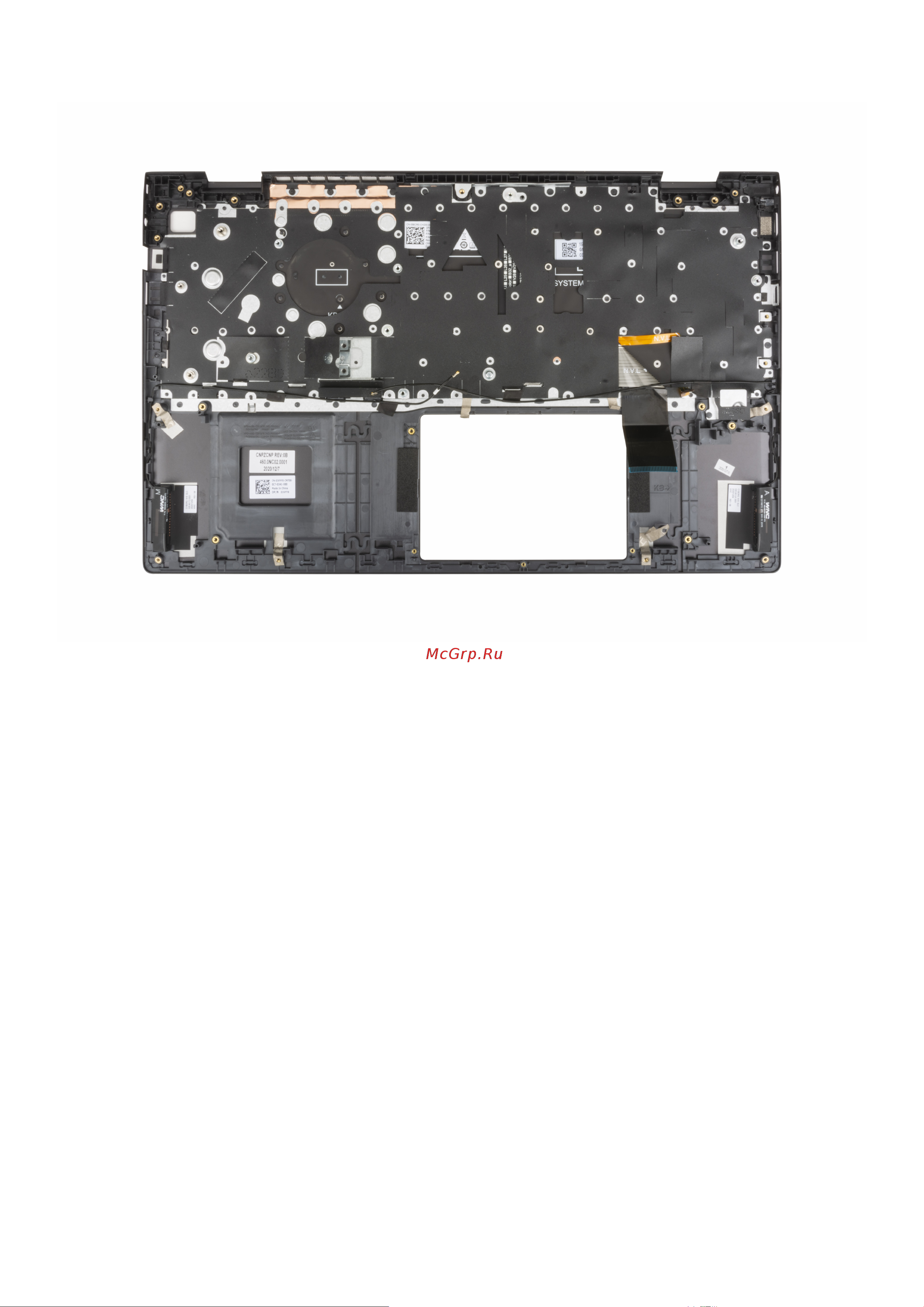 Dell Vostro 5515-5807 [60/80] Установка упора для рук и клавиатуры в сборе