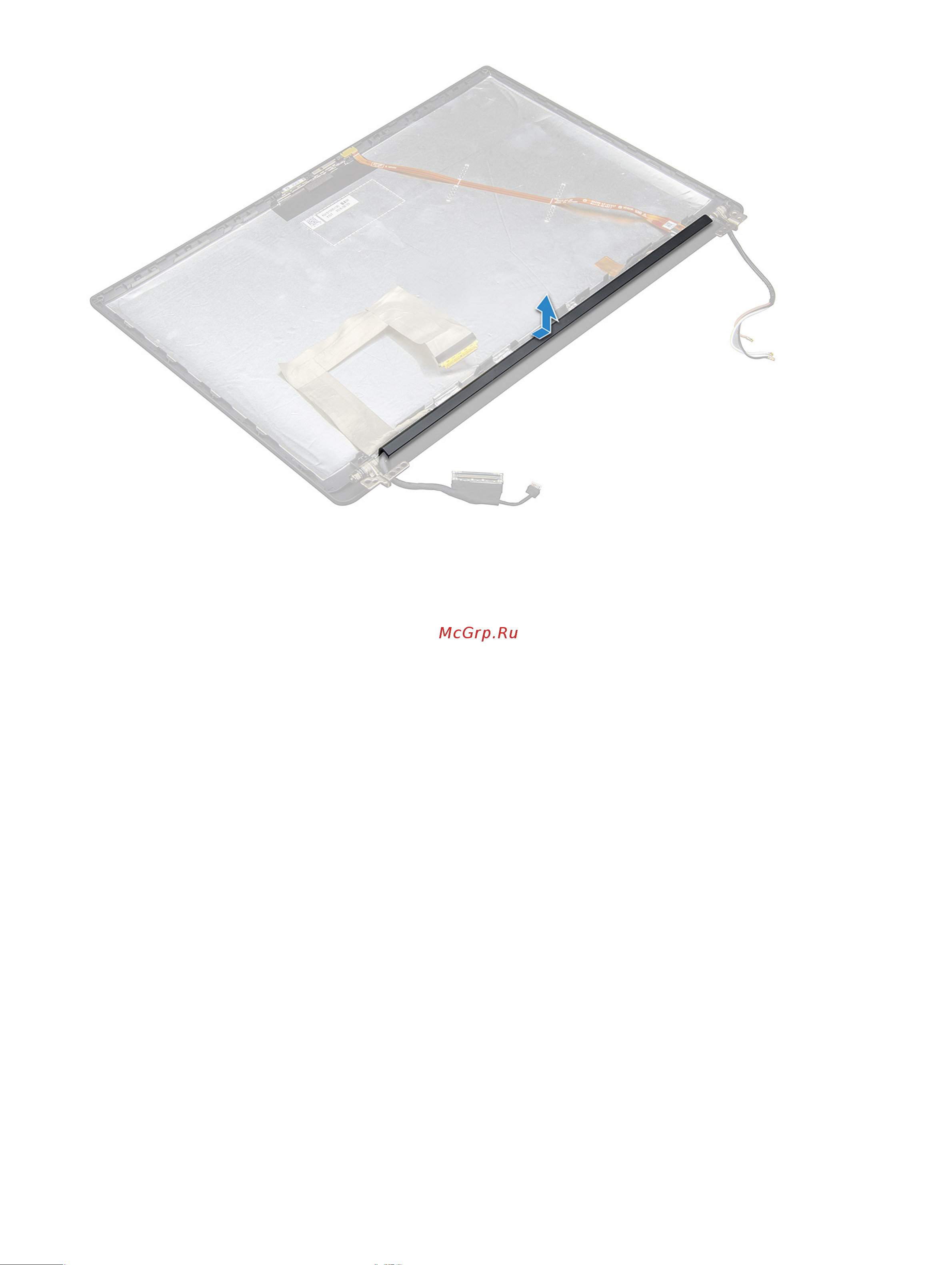 Dell Optiplex 7490-0174 [32/92] Установка крышки шарнира дисплея