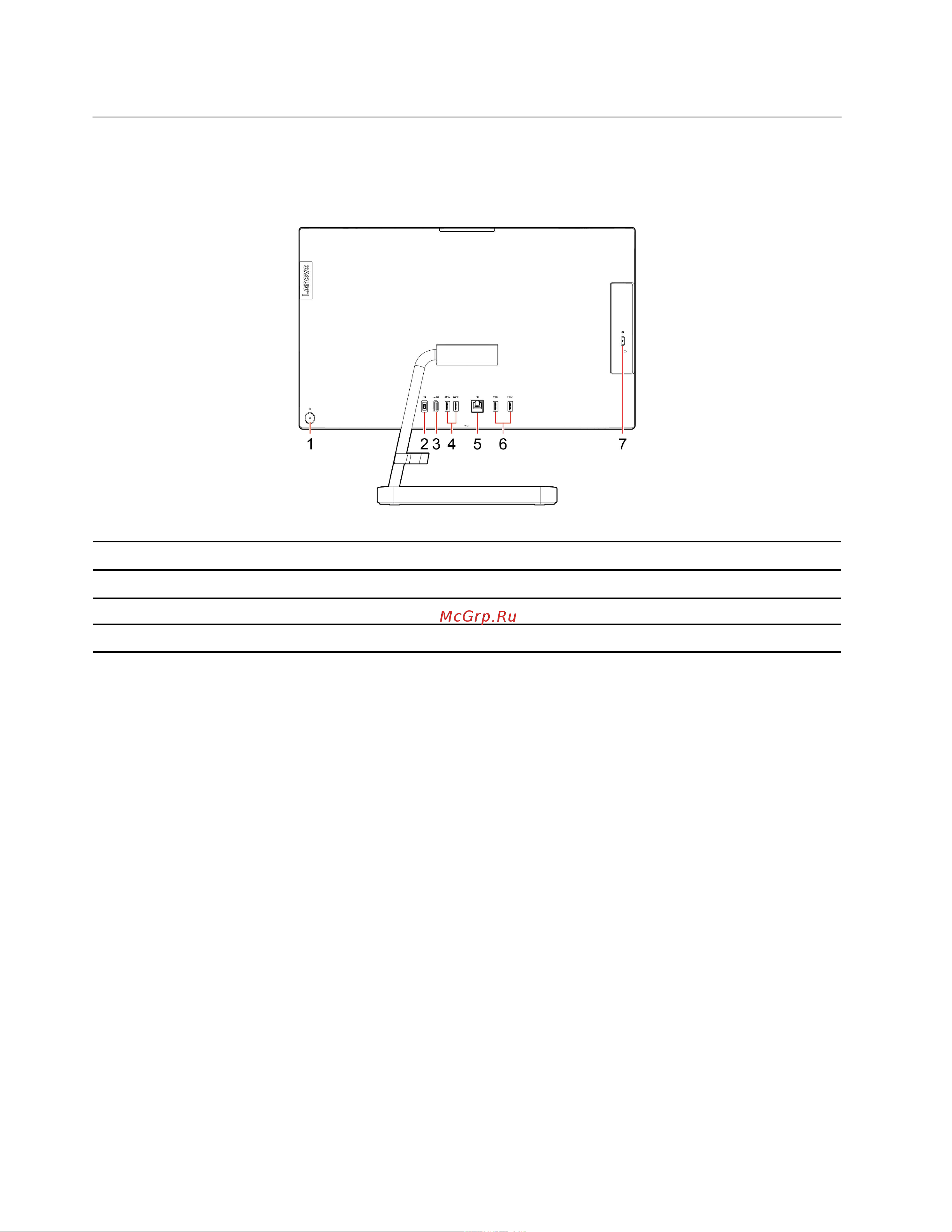 Lenovo IdeaCentre AIO 3 Gen 6 (F0FY001VRK) [8/56] Вид сзади