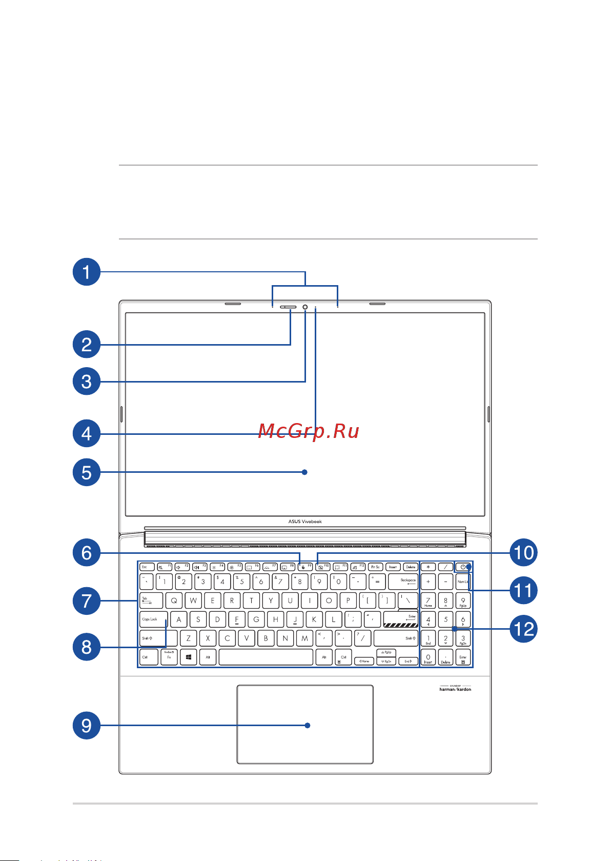 Asus Vivobook Pro 15 OLED M3500QC-L1301W [16/96] Getting to know your notebook pc
