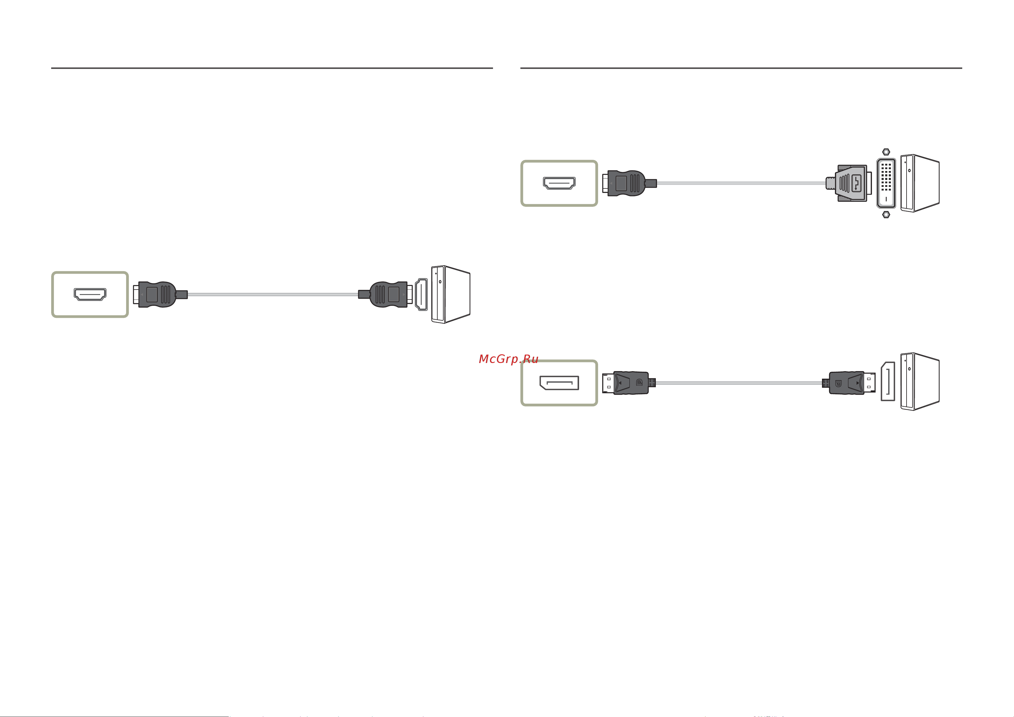 Samsung T45F F24T450FQI [18/38] Подключение с использованием кабеля hdmi