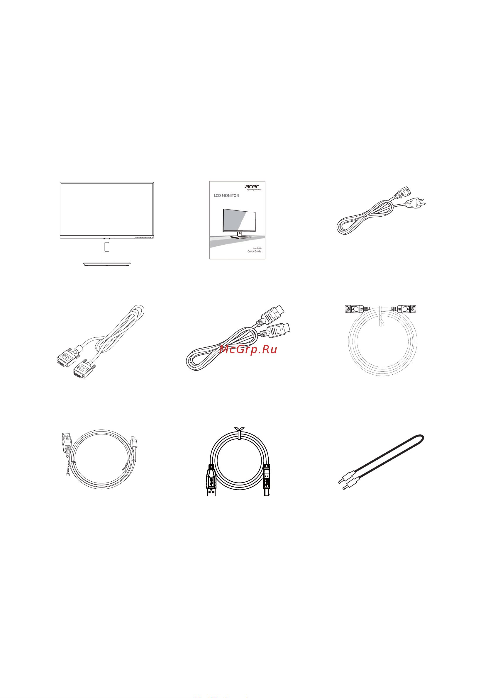 Acer B276HKBymjdpprzx [11/34] Распаковка