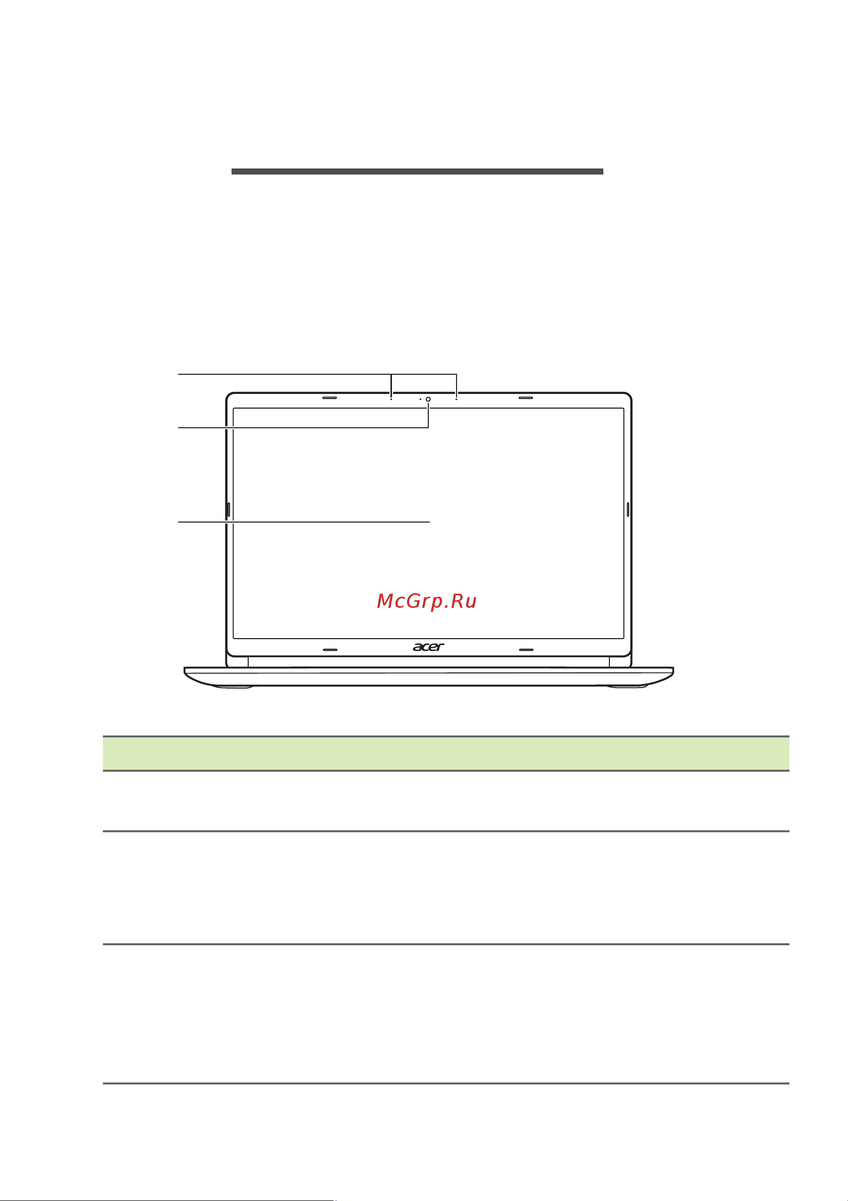 Acer Aspire 5 A515-45-R0KR (NX.A85ER.00P) [10/90] Знакомство с вашим ноутбуком acer