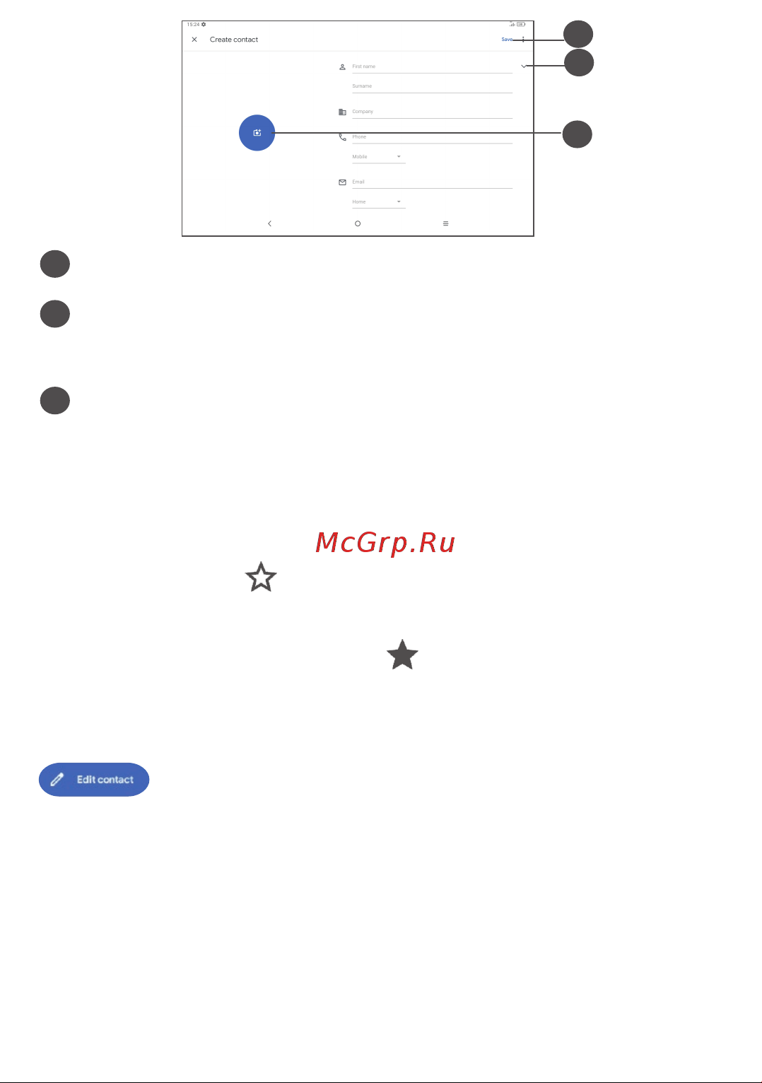 Tcl 10 TABMAX 4G 4+64GB Space Gray [27/79] Редактирование контактов