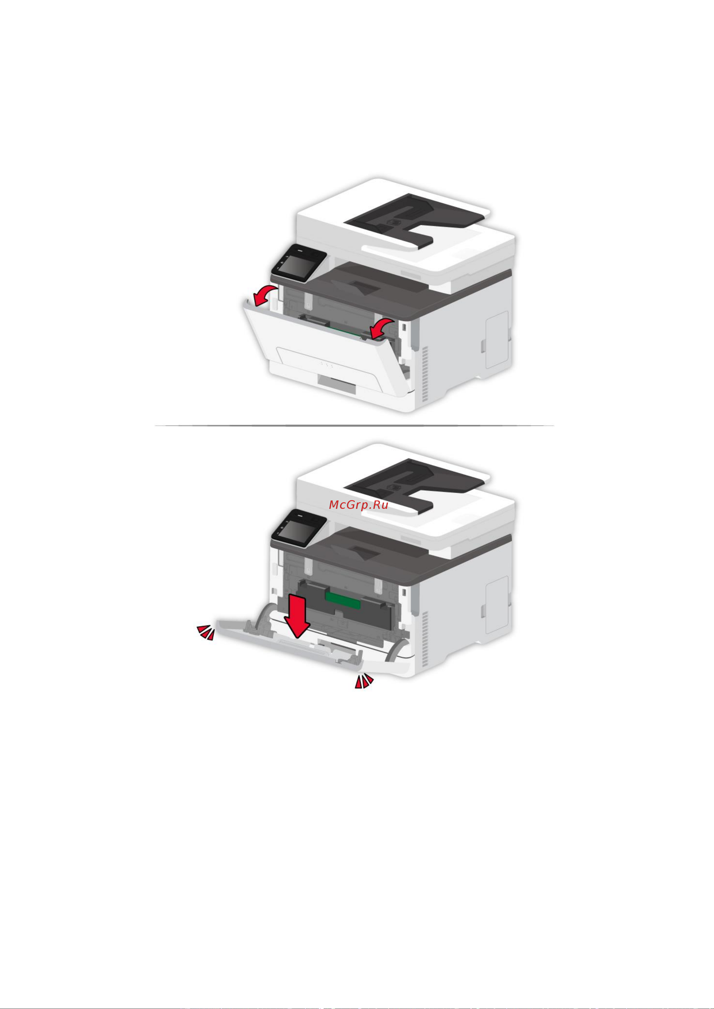 Pantum CM1100ADW [181/204] Замятие бумаги в ручном лотке