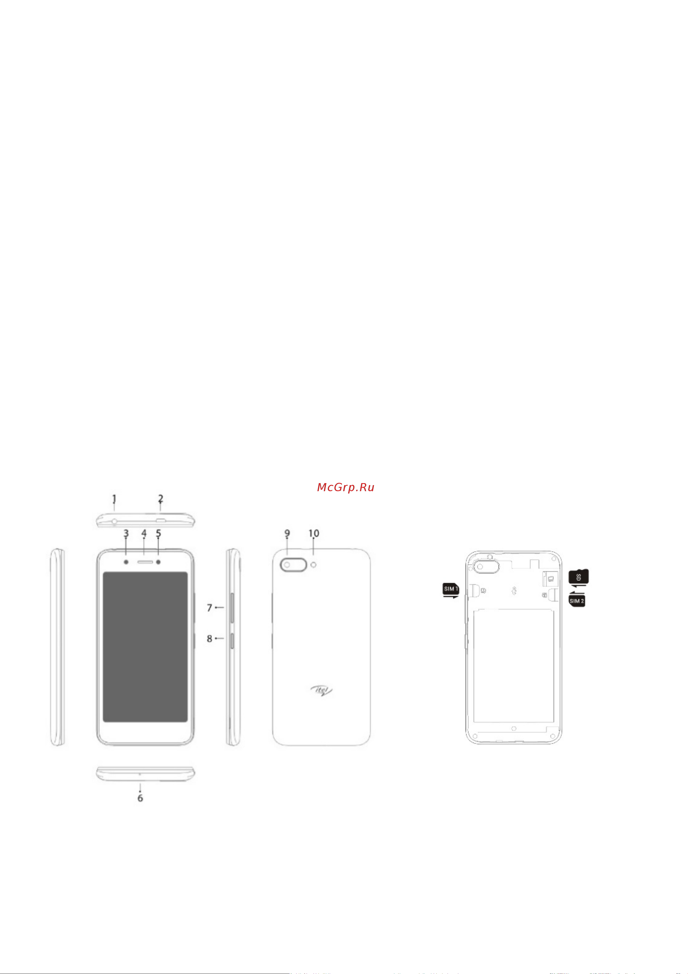 Itel A25 DS Crystal Blue Руководство по эксплуатации онлайн