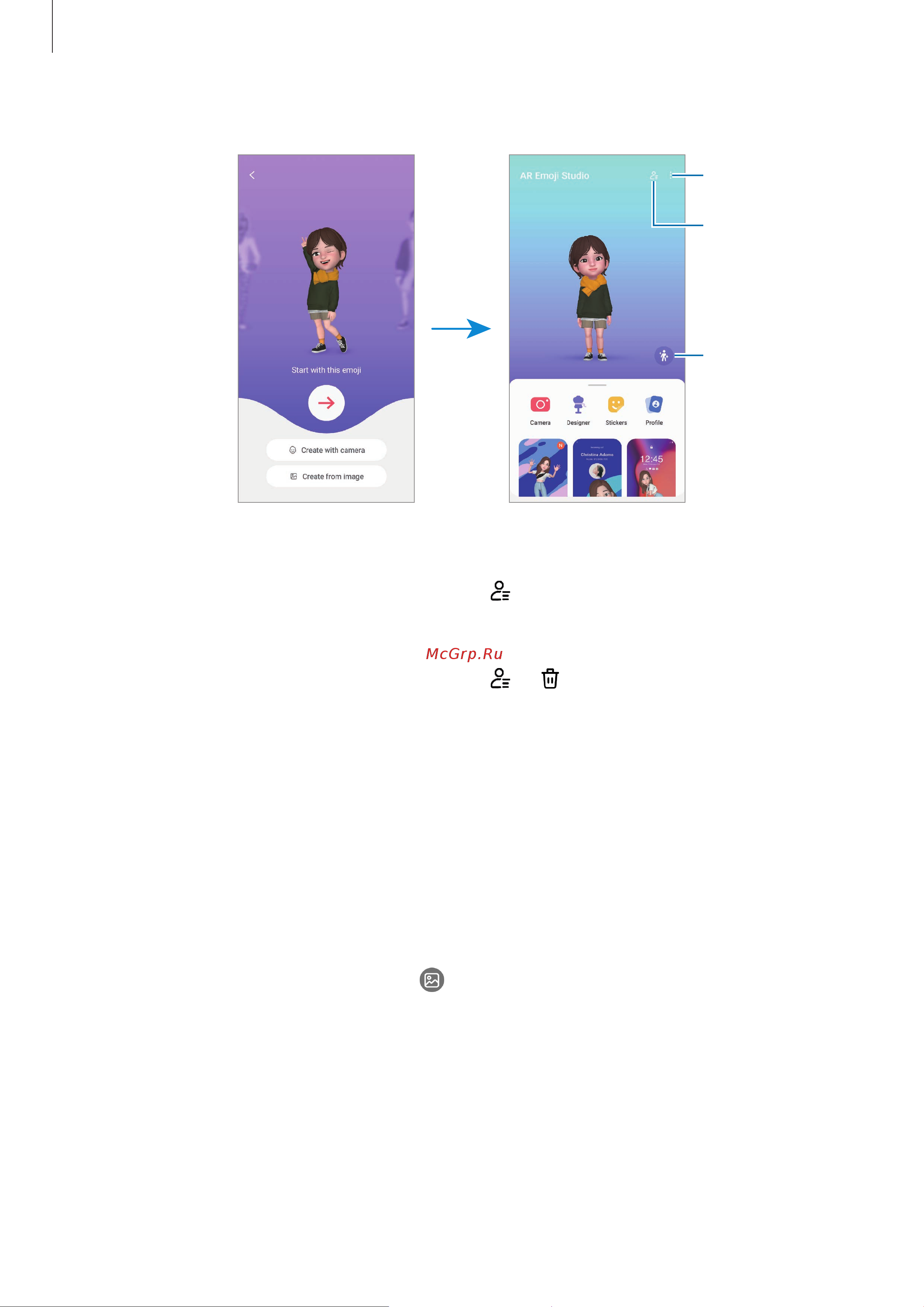 Samsung Galaxy S22 8/256GB Phantom Black (SM-S9010) [81/189] Creating an ar emoji short video and decorating your device with it