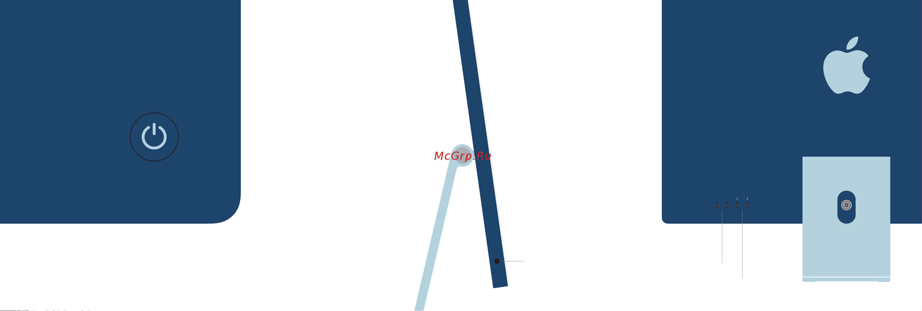 Apple iMac 24 M1/16/512SSD Blue (Z12W) Руководство по эксплуатации онлайн [2/2] 805590