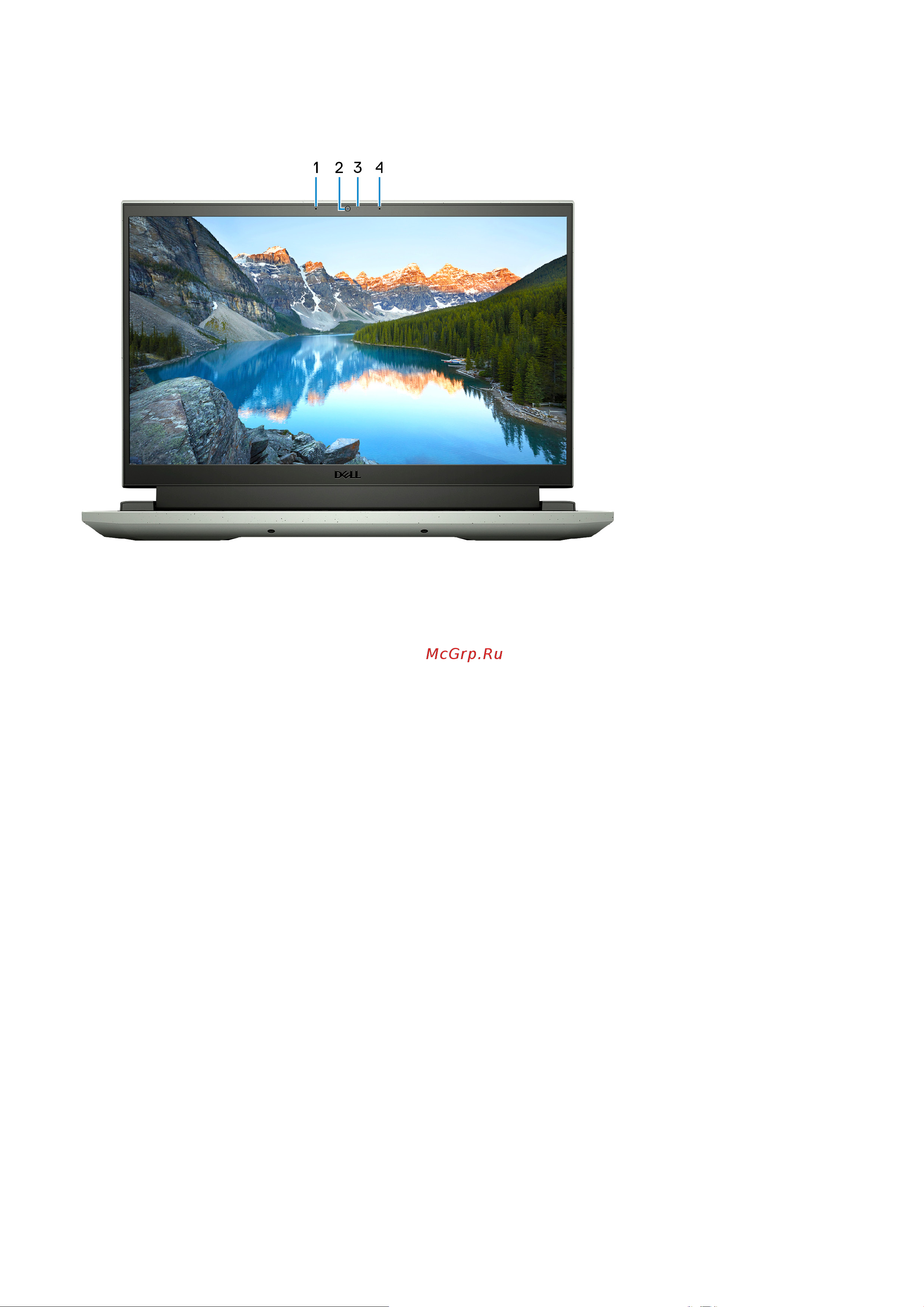 Dell G15 5511 Reg.Model P105F [8/25] Передняя панель