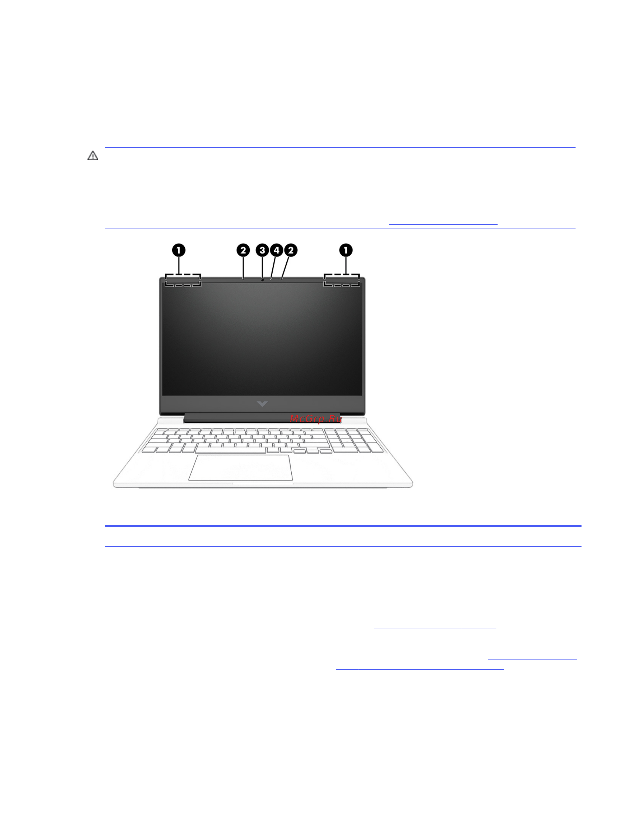HP Victus 15-fa0031dx [16/88] Внимание для снижения риска получения тяжелой травмы прочтите руководство по безопасной и