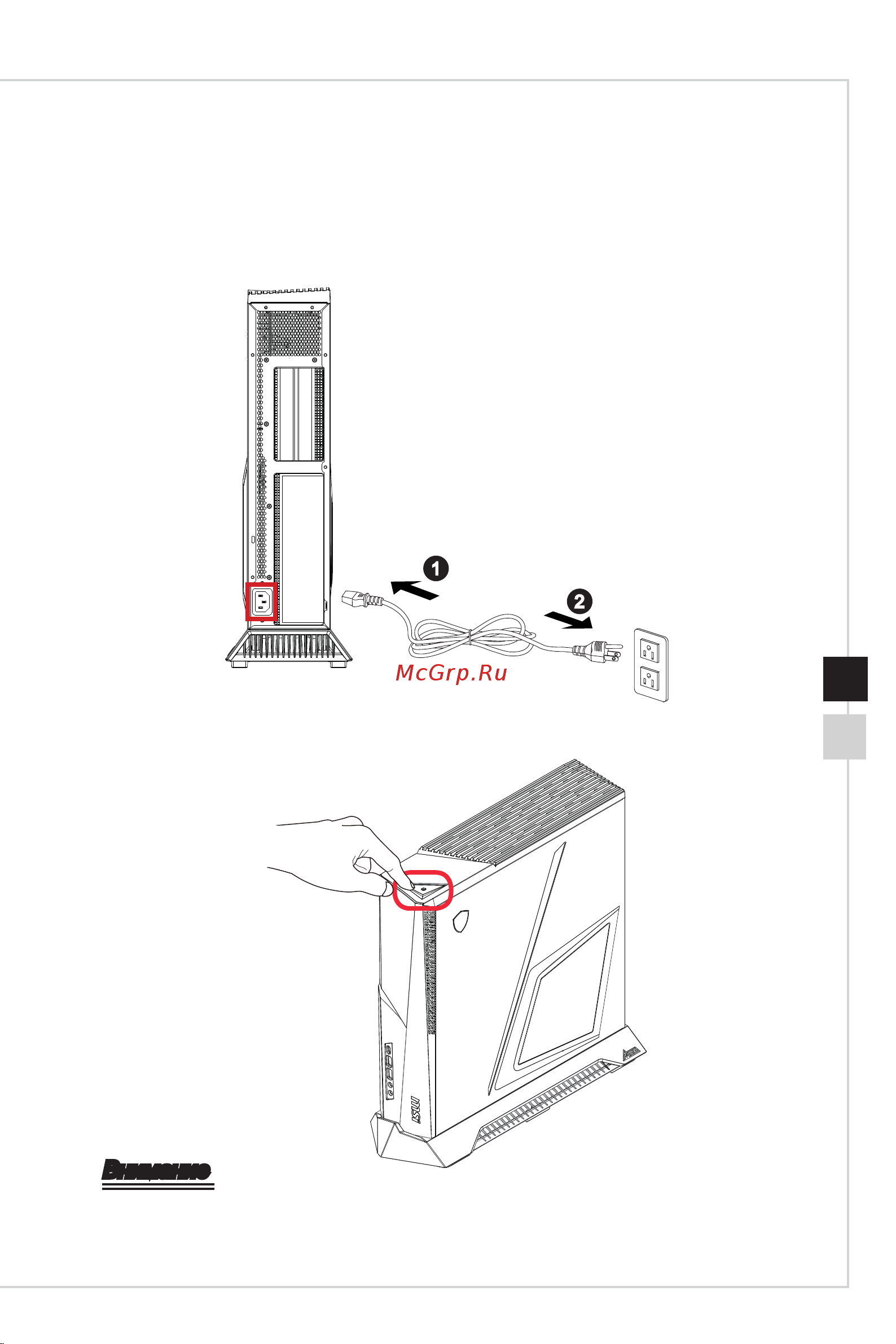 MSI MPG Trident A (9S6-B92421-047) [19/37] Включение компьютера