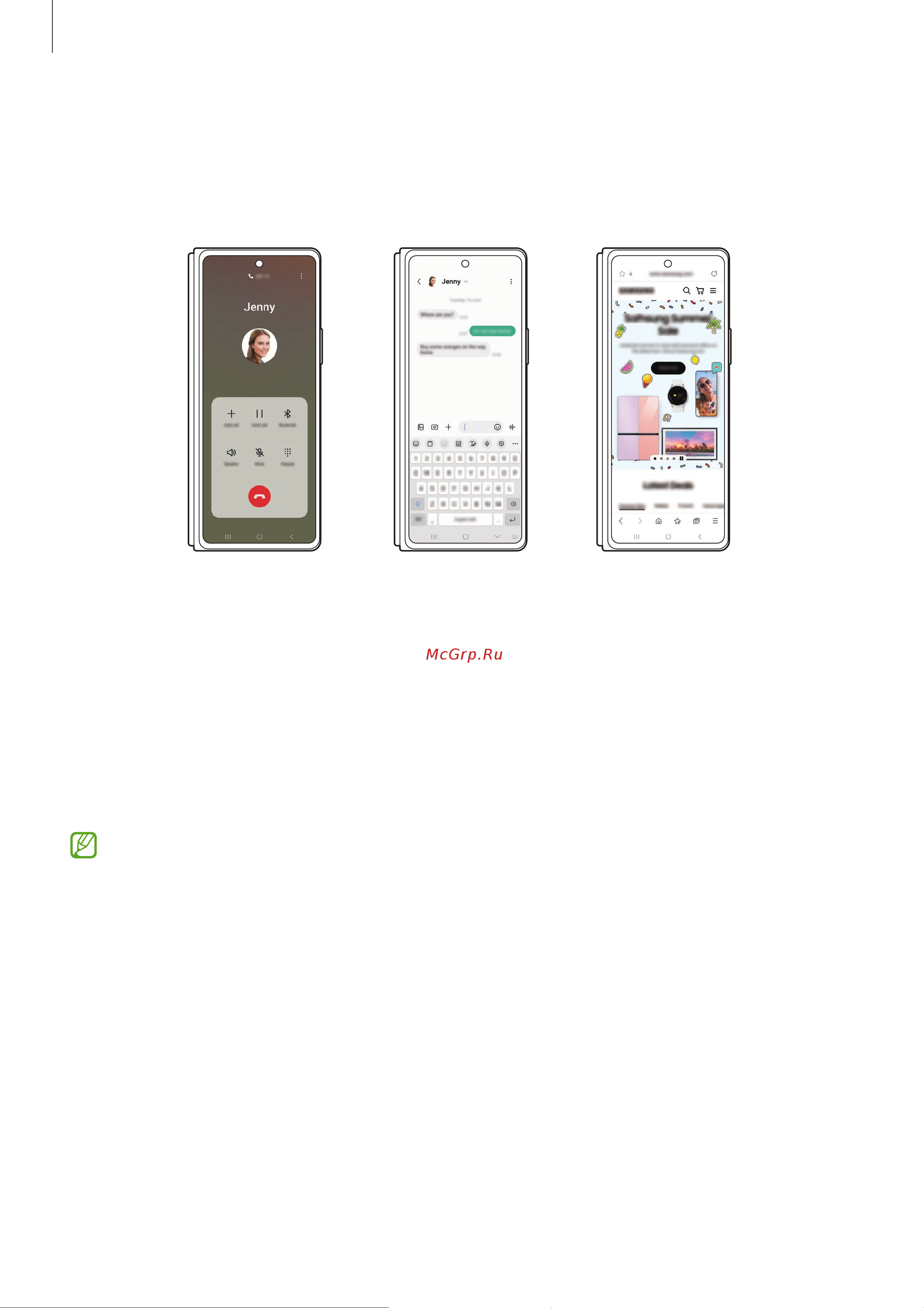 Samsung Galaxy Z Fold4 5G 12/256GB Gray (SM-F936B) [23/183] Повтор изображения на экране на крышке