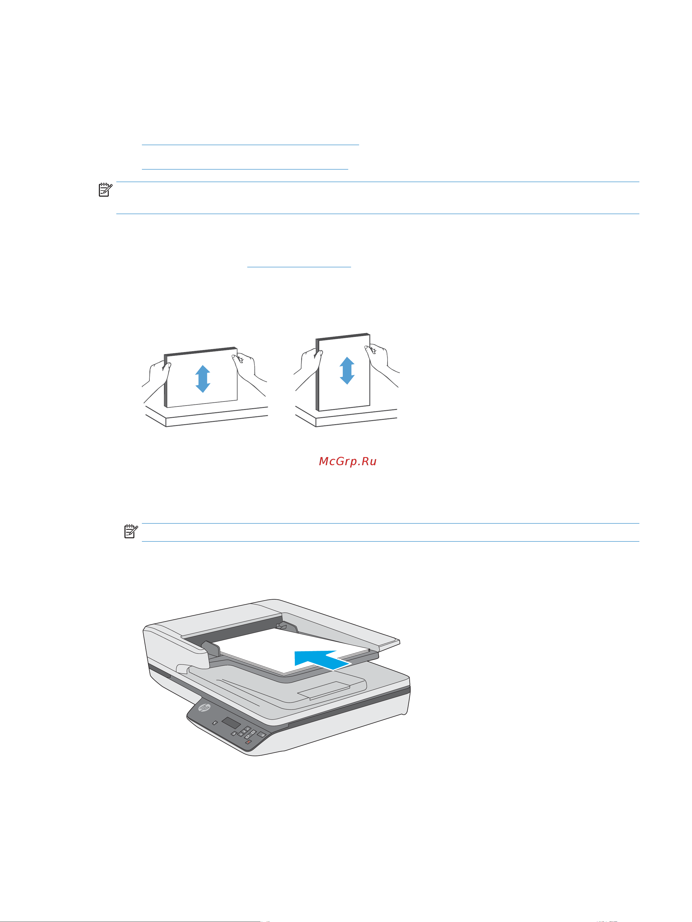 HP ScanJet Pro 3600 F1 [25/70] Способ загрузки документов
