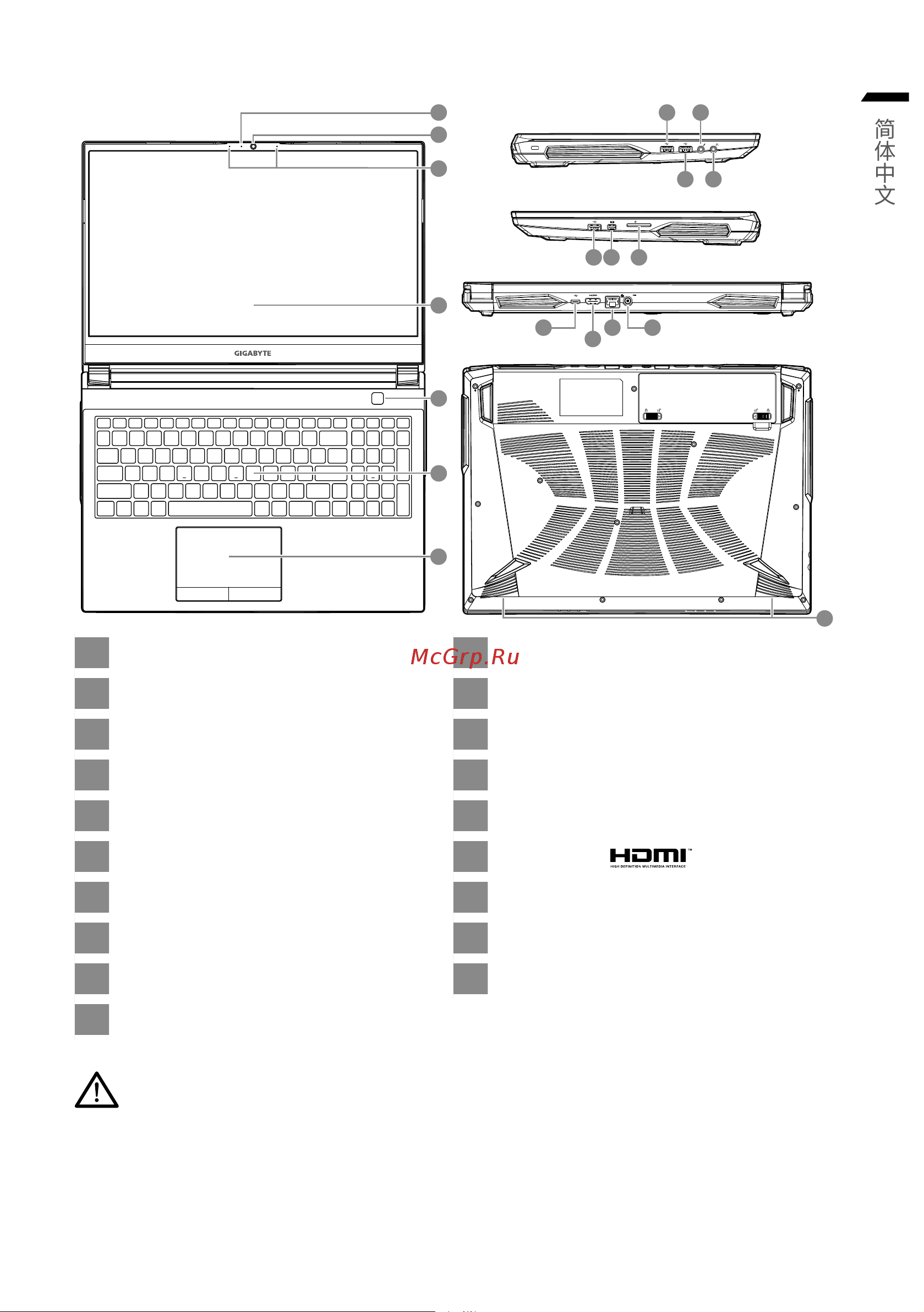 Gigabyte G5 KD-52EE123SD, отличный [23/0] 屏幕面板