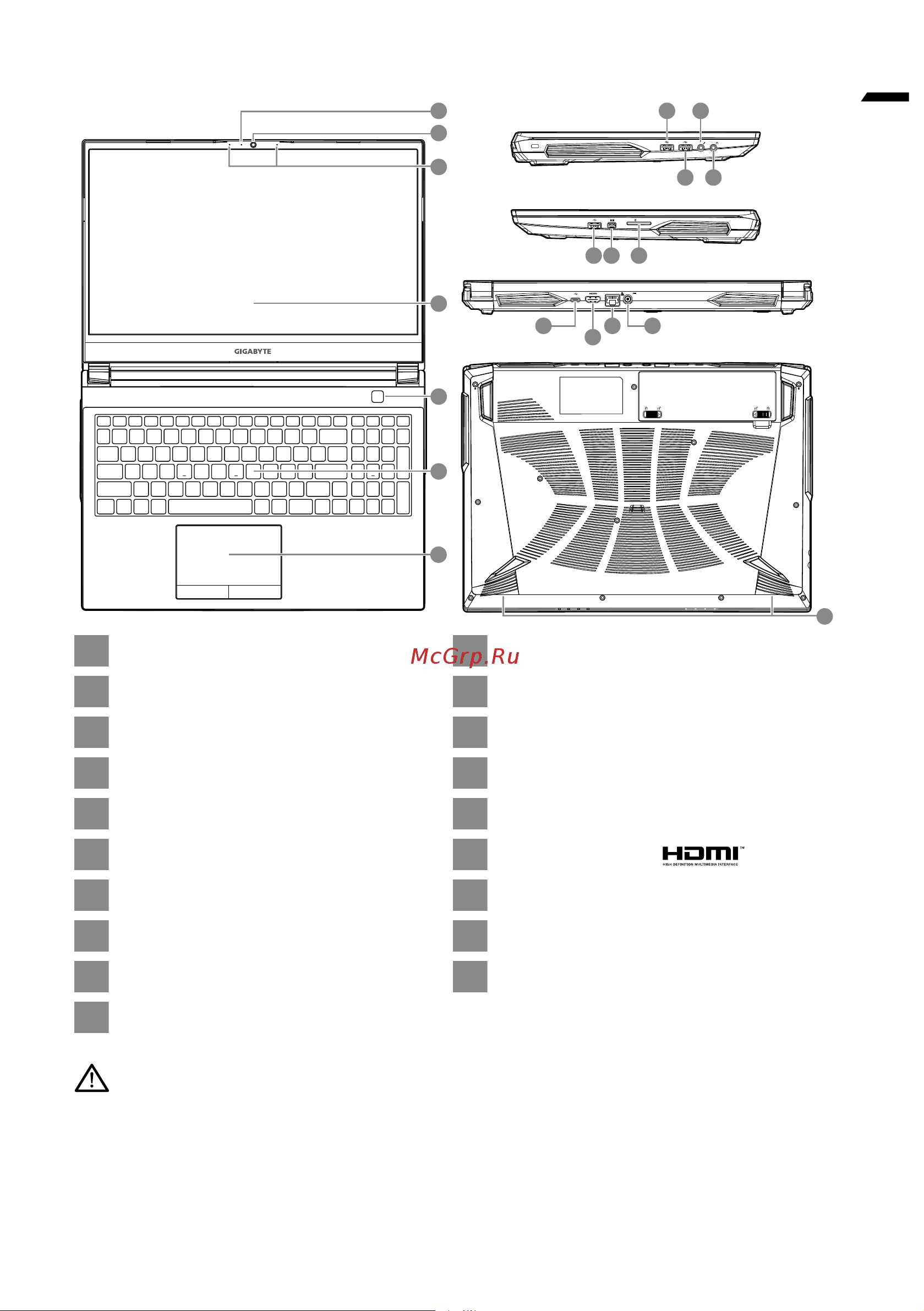 Gigabyte G5 GD-51EE123SO [47/93] Eingangsanschluss