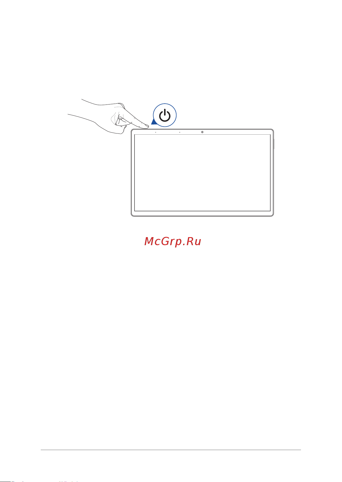Asus VivoBook 13 Slate OLED T3300KA-LQ034W [32/102] Нажмите кнопку питания