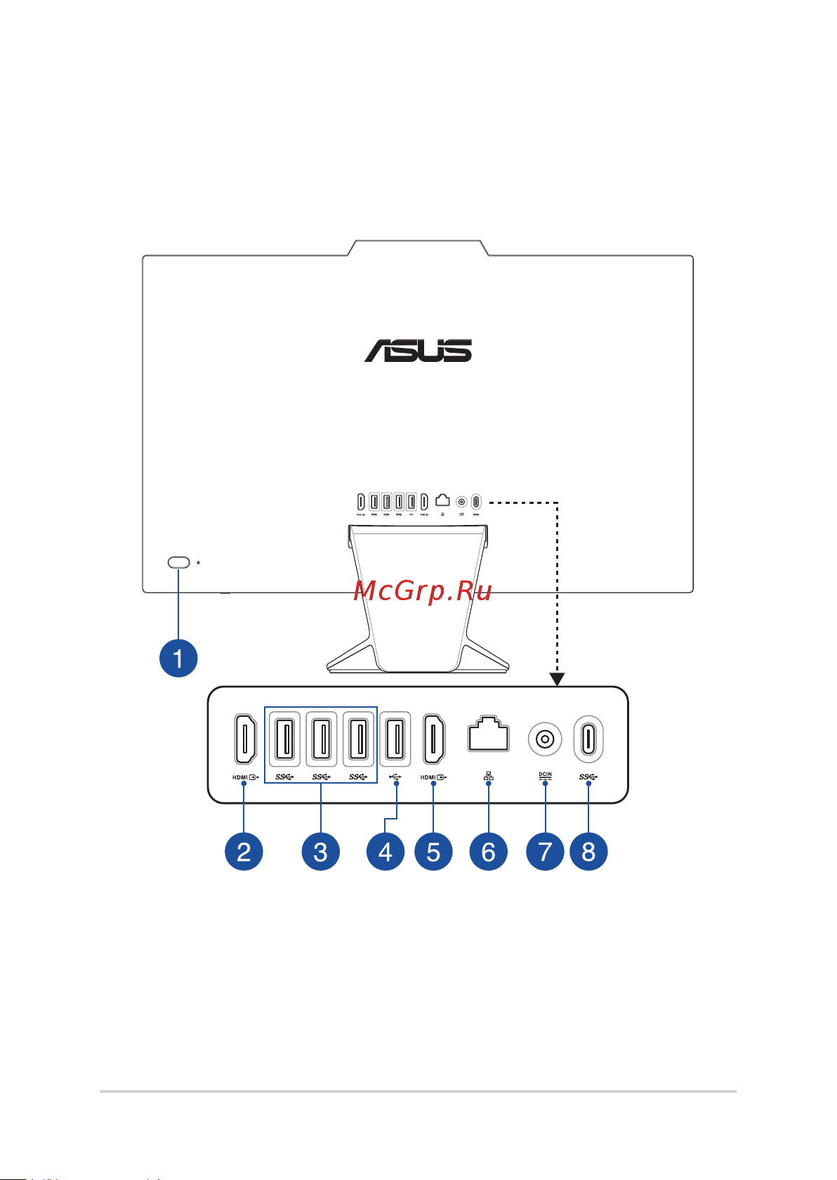Asus A3402WBAK-WA046M [17/0] Вид сзади
