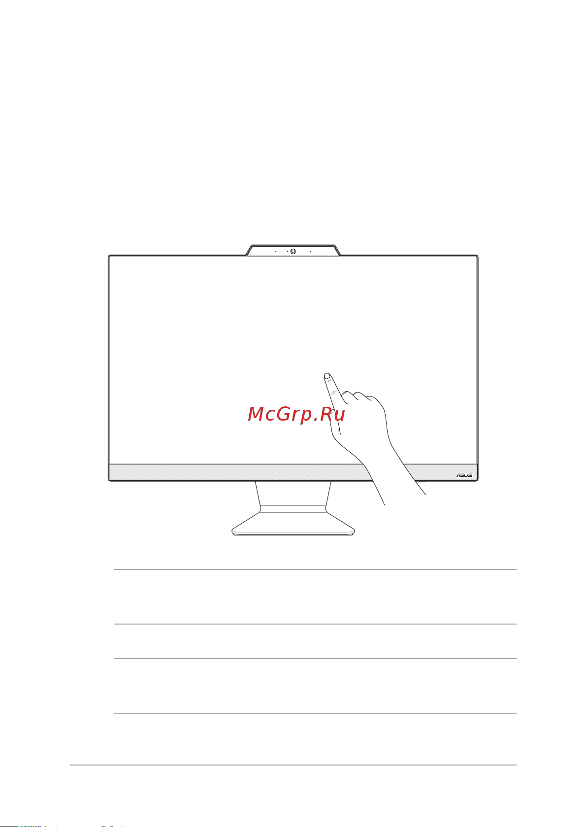 Asus Vivobook S M3402RA-LY080 [27/58] Использование сенсорного экрана для некоторых моделей