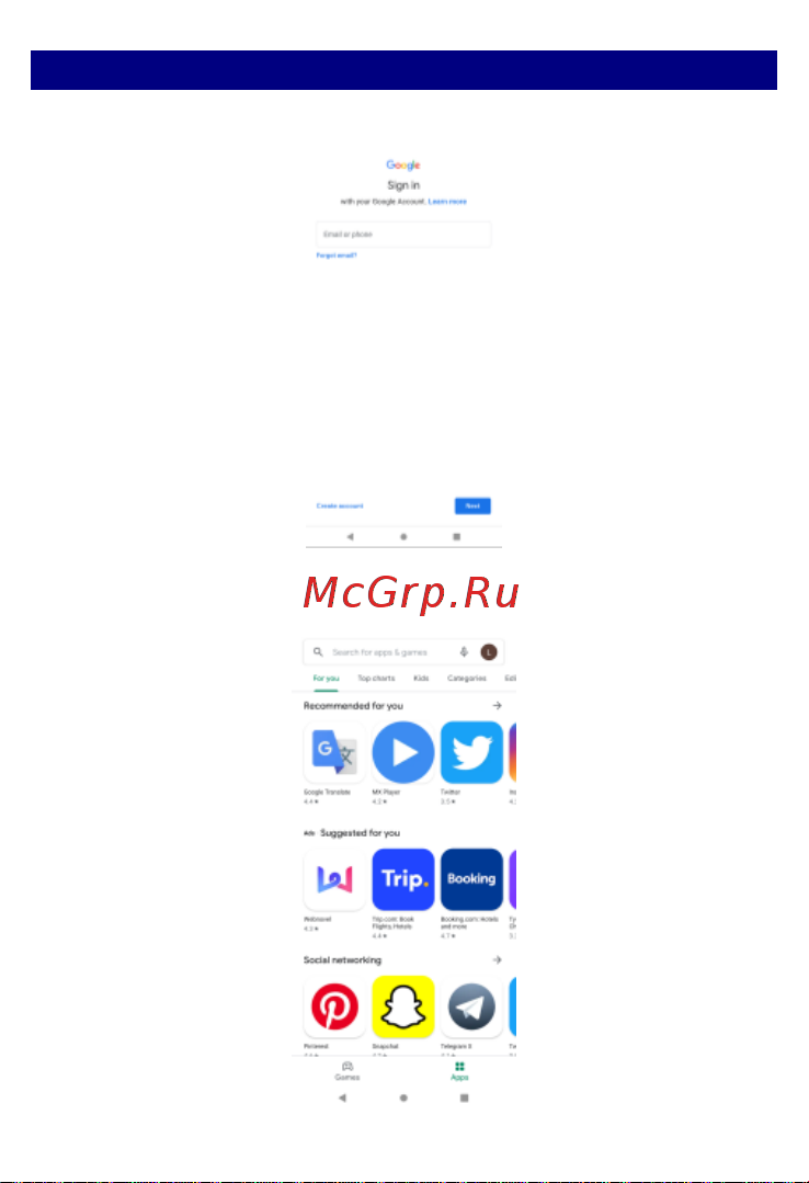 Wiko T50 6/128Gb Aqua Green [26/33] Загрузка приложений в google play