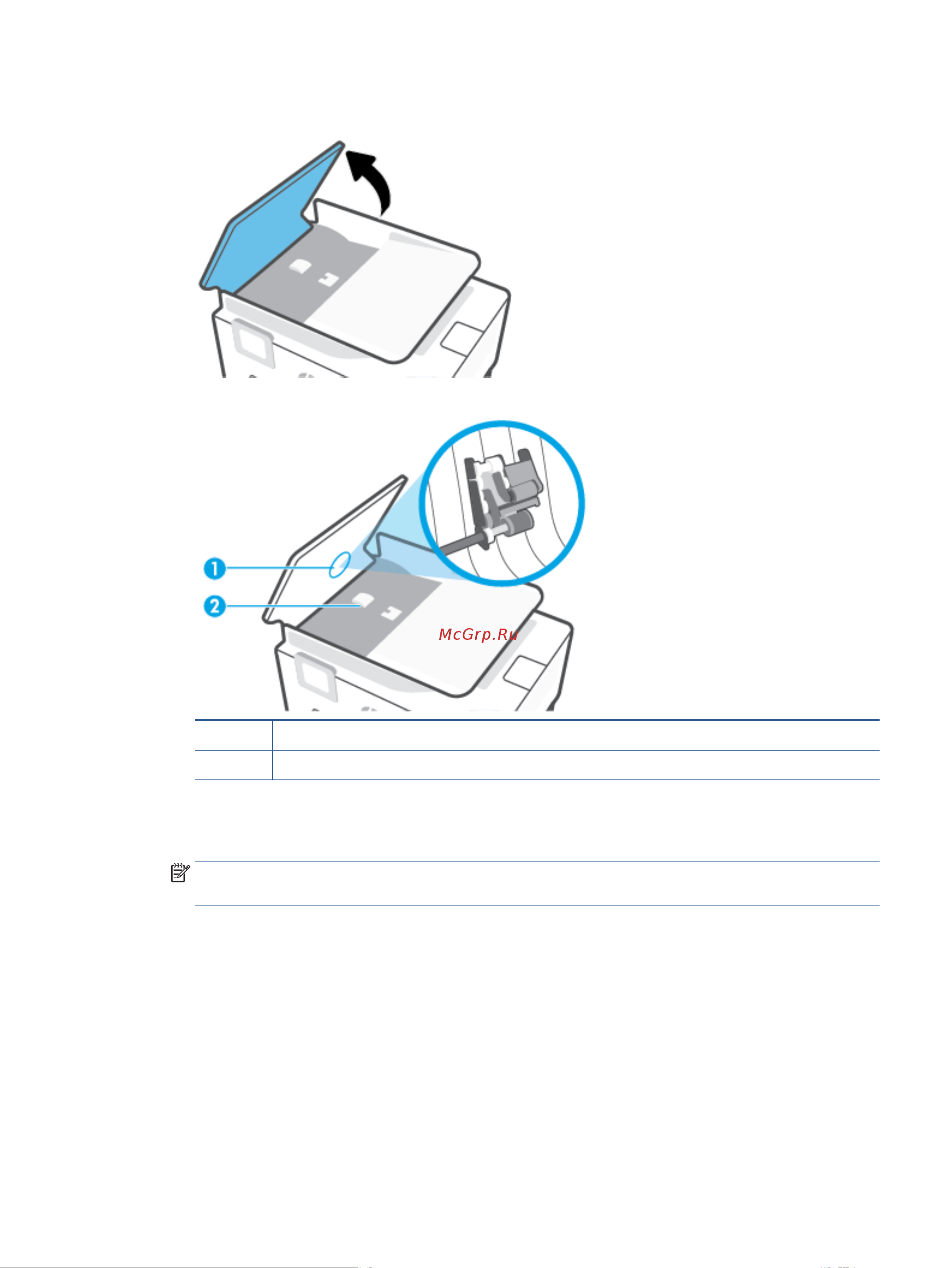 HP OfficeJet Pro 9023 1MR70B [205/236] Обслуживание картриджей и печатающей головки