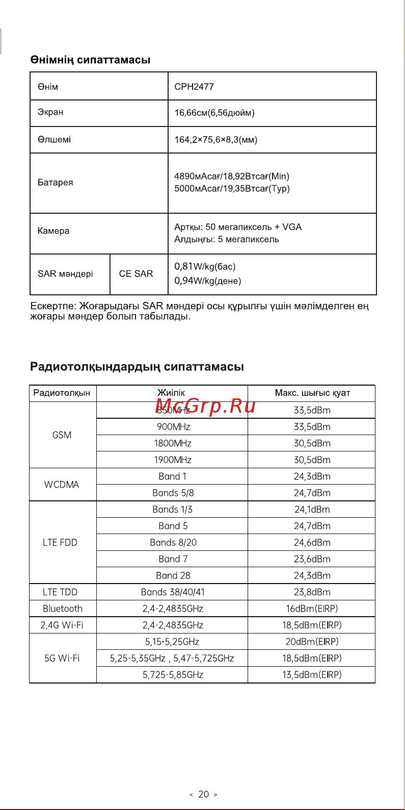 Oppo A17 4/64GB Blue Руководство по эксплуатации онлайн [22/27] 806917