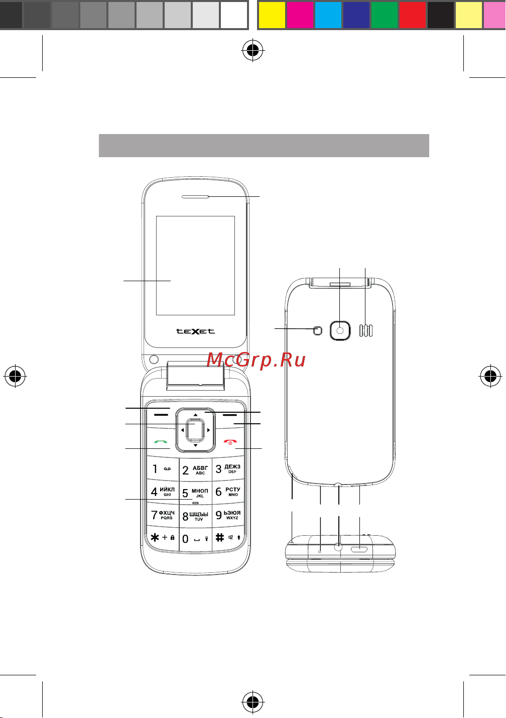 Texet TM-422 White [6/52] Внешний вид телефона