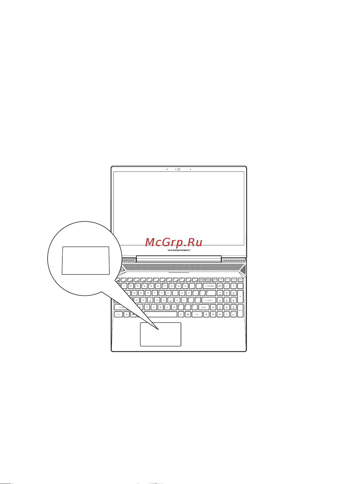 Thunderobot 911 Air XL D (i5-11400H/16GB/256+1TB/RTX3050/DOS), хороший [82/0] Використання тачпада