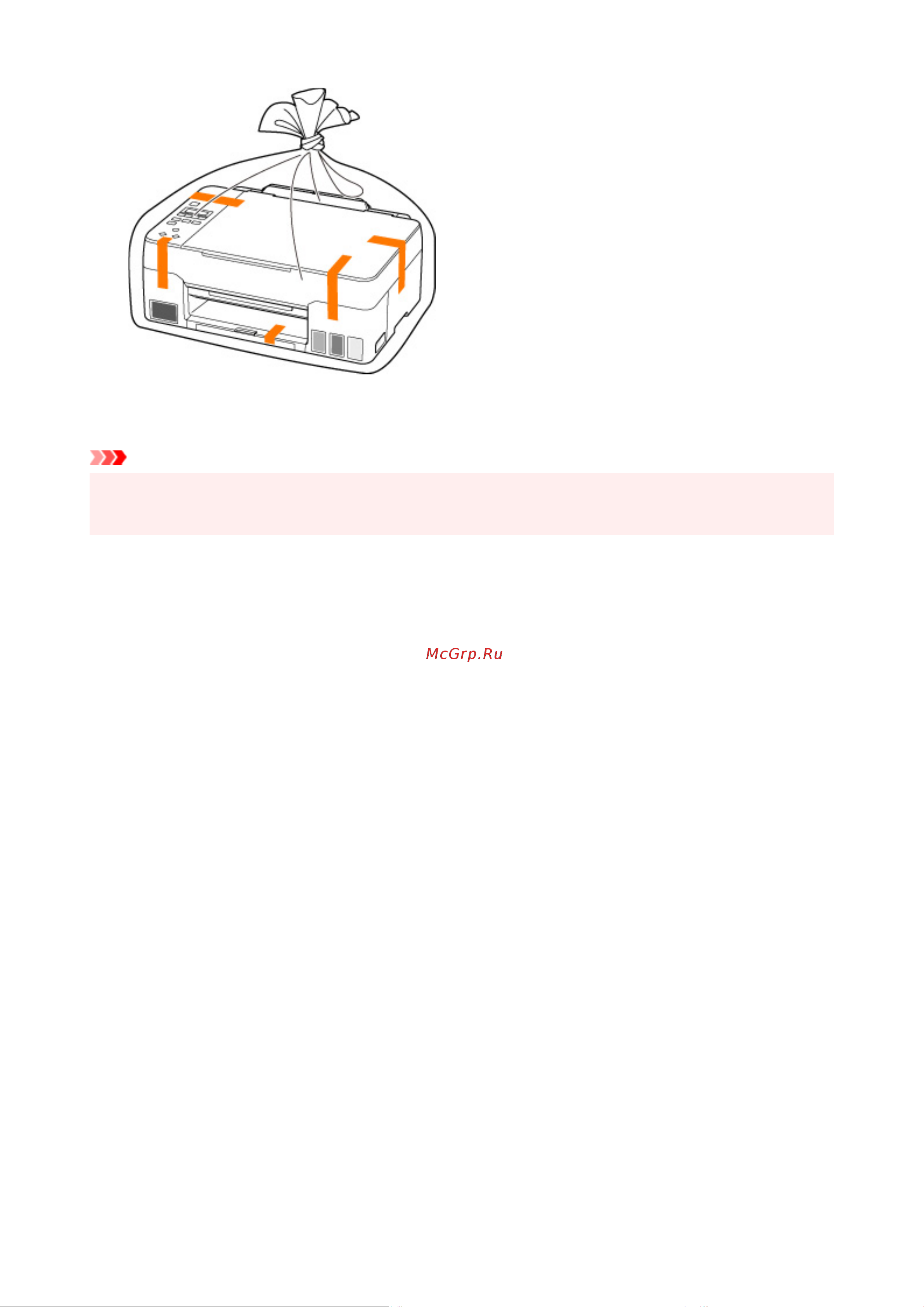 Canon PIXMA G2460 [99/351] Внимание