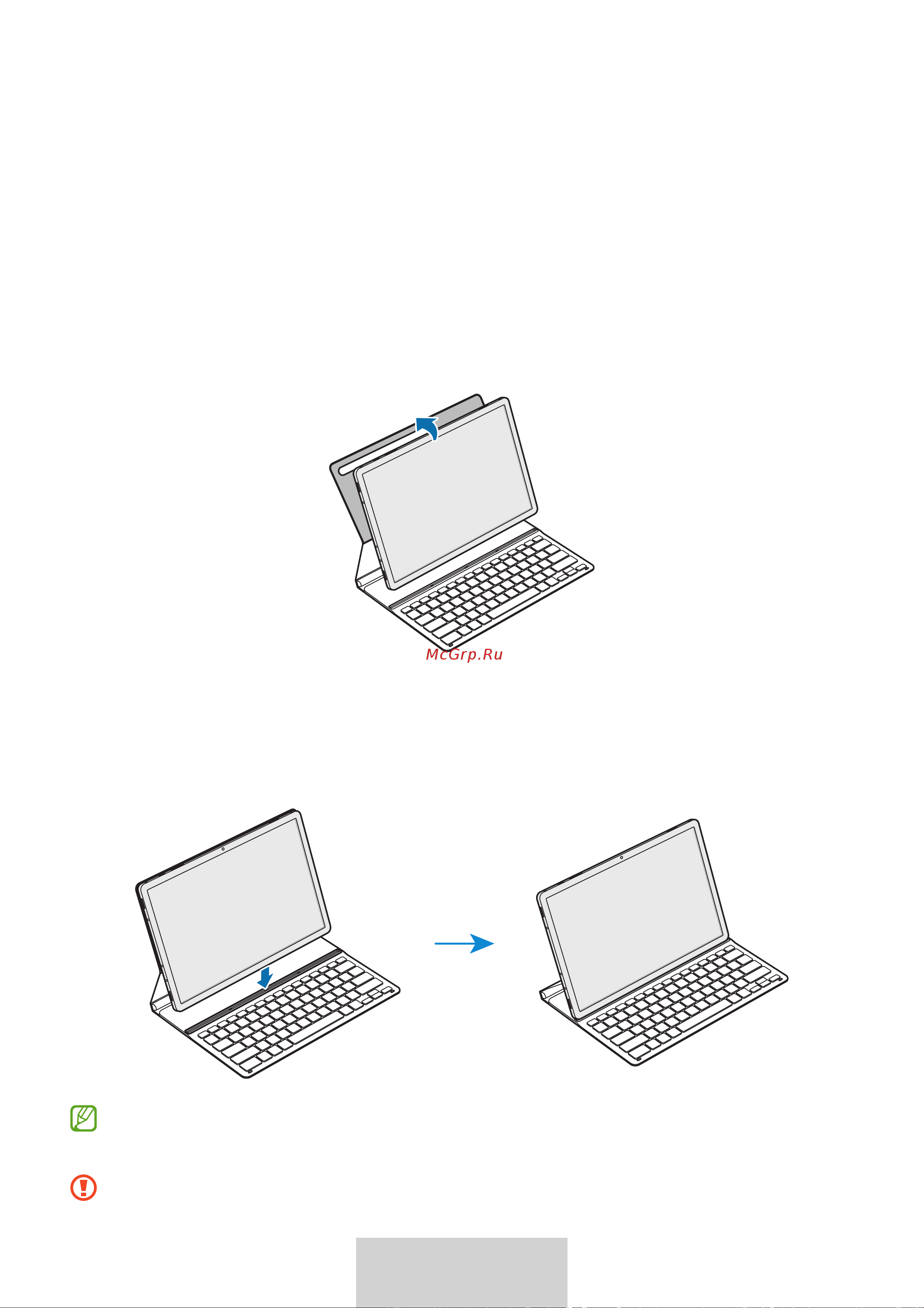 Samsung Book Cover Tab S8+/S7+/S7 FE черный (русская раскладка) [109/308] Klaviatūros naudojimas