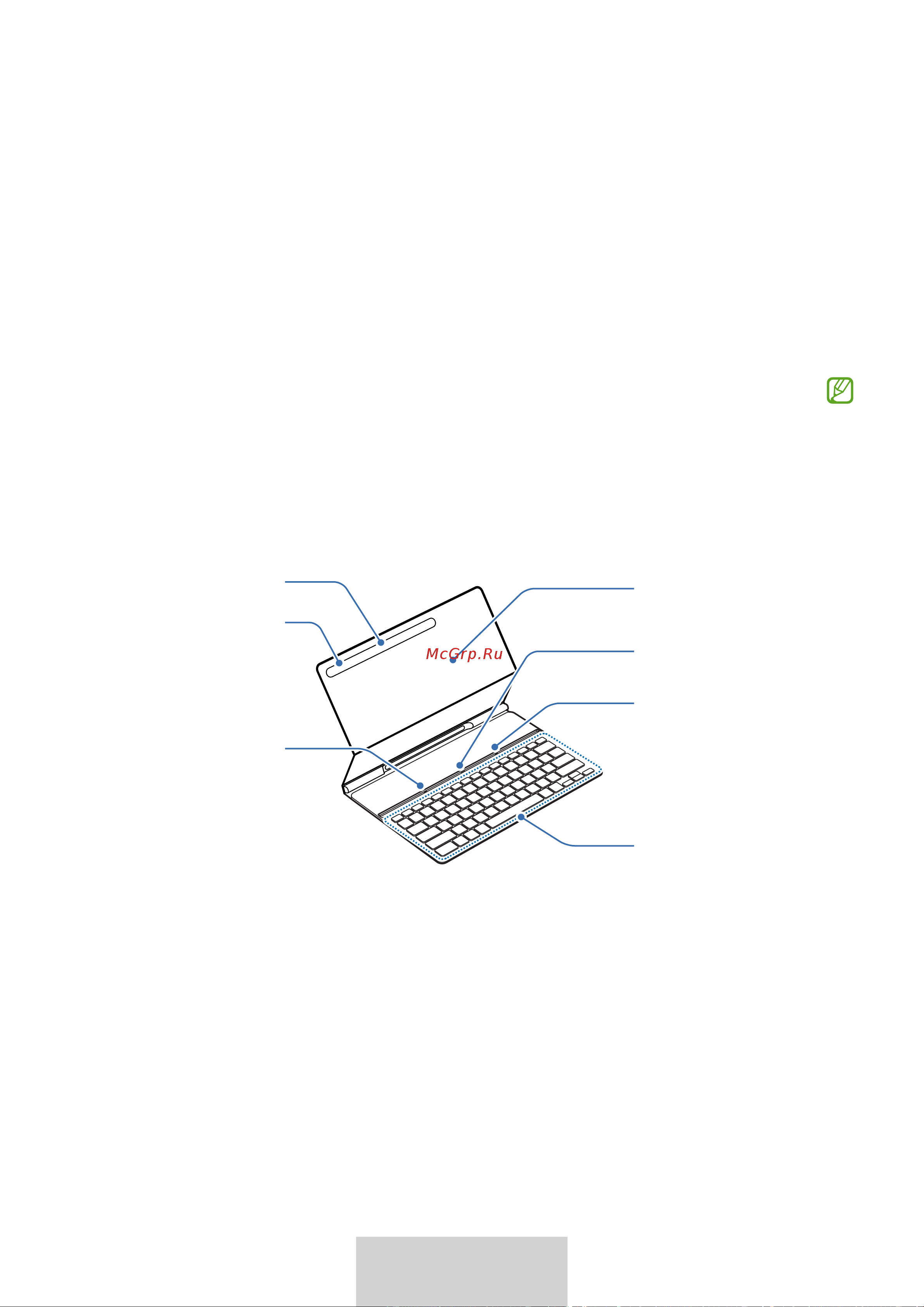 Samsung Book Cover Tab S8+/S7+/S7 FE черный (русская раскладка) [220/308] مادختسلاا ءدب