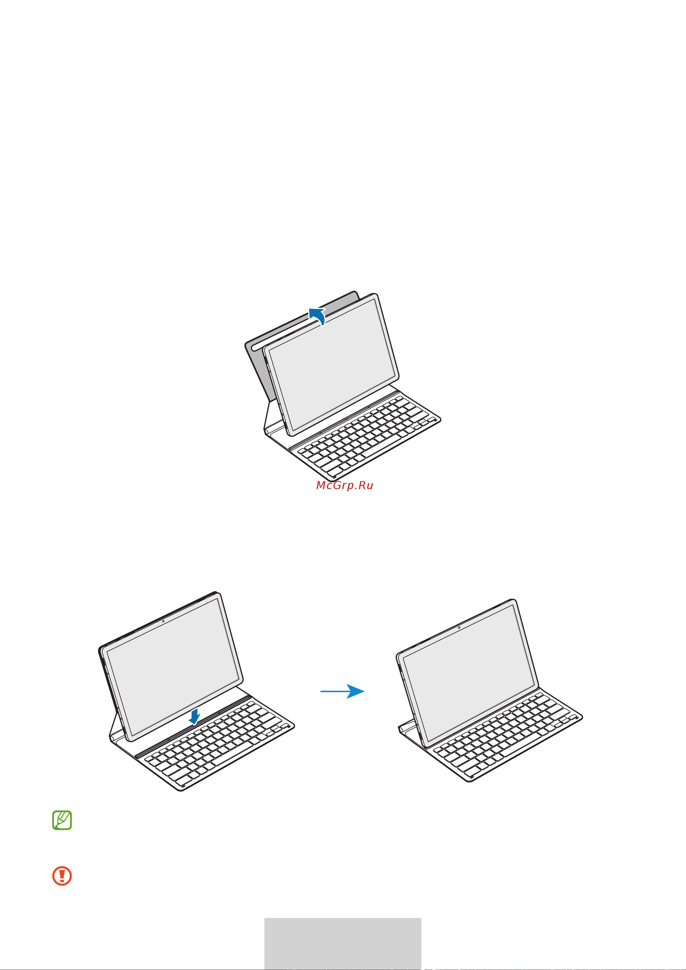 Samsung Book Cover Tab S8+/S7+/S7 FE черный (русская раскладка) [254/308] Using the keyboard