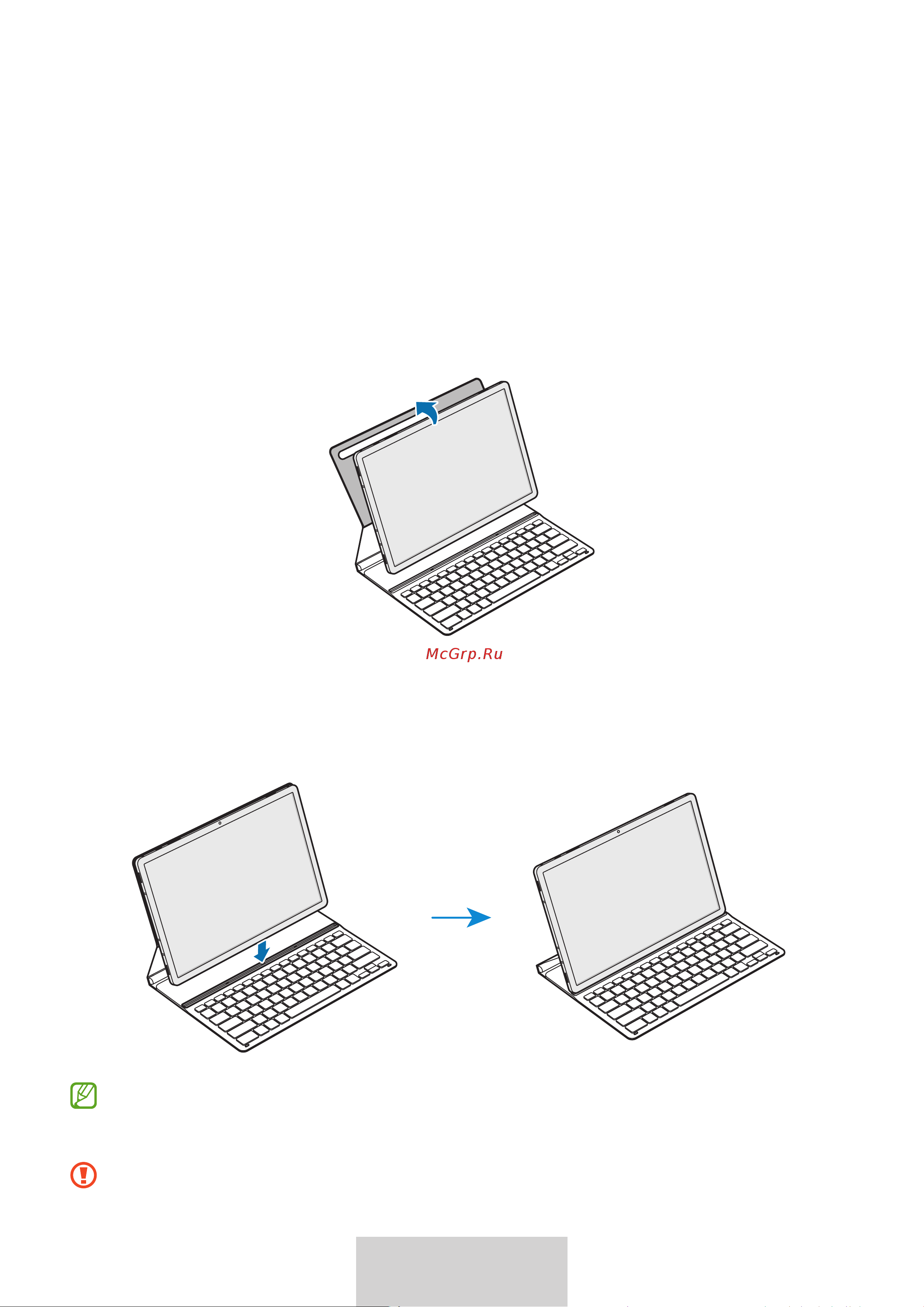 Samsung Book Cover Tab S8+/S7+/S7 FE черный (русская раскладка) [270/308] 使用键盘