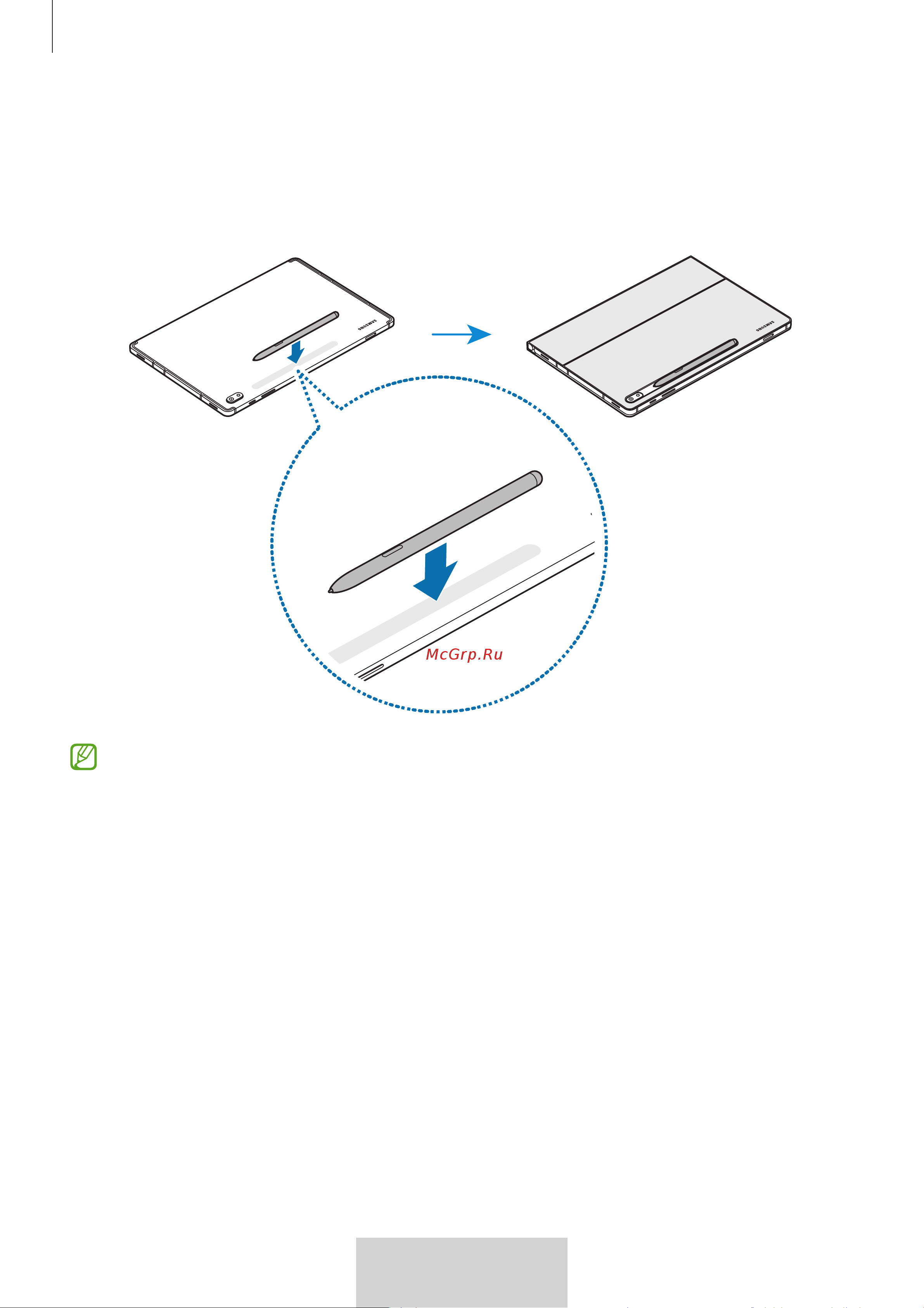 Samsung Book Cover Tab S8+/S7+/S7 FE черный (русская раскладка) [273/308] 放置 s 触控笔