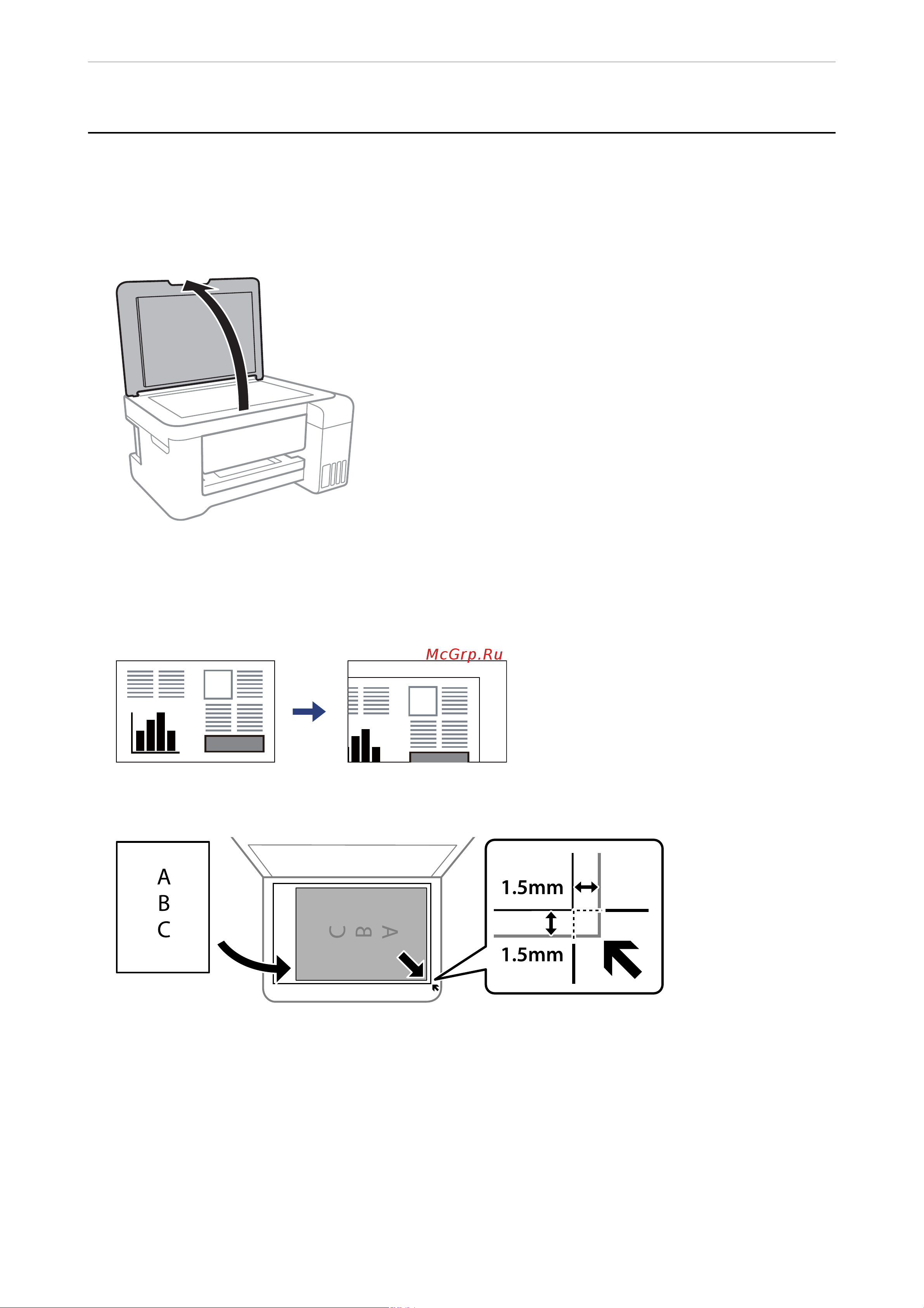 Epson L4260 [34/236] Размещение оригинало