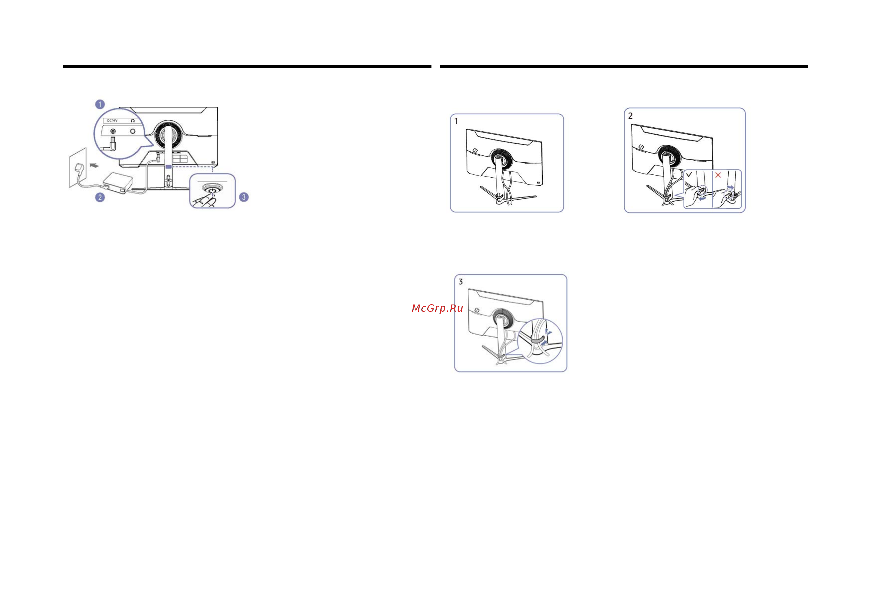 Samsung Odyssey G3 S27AG300NI [17/36] Connecting the power