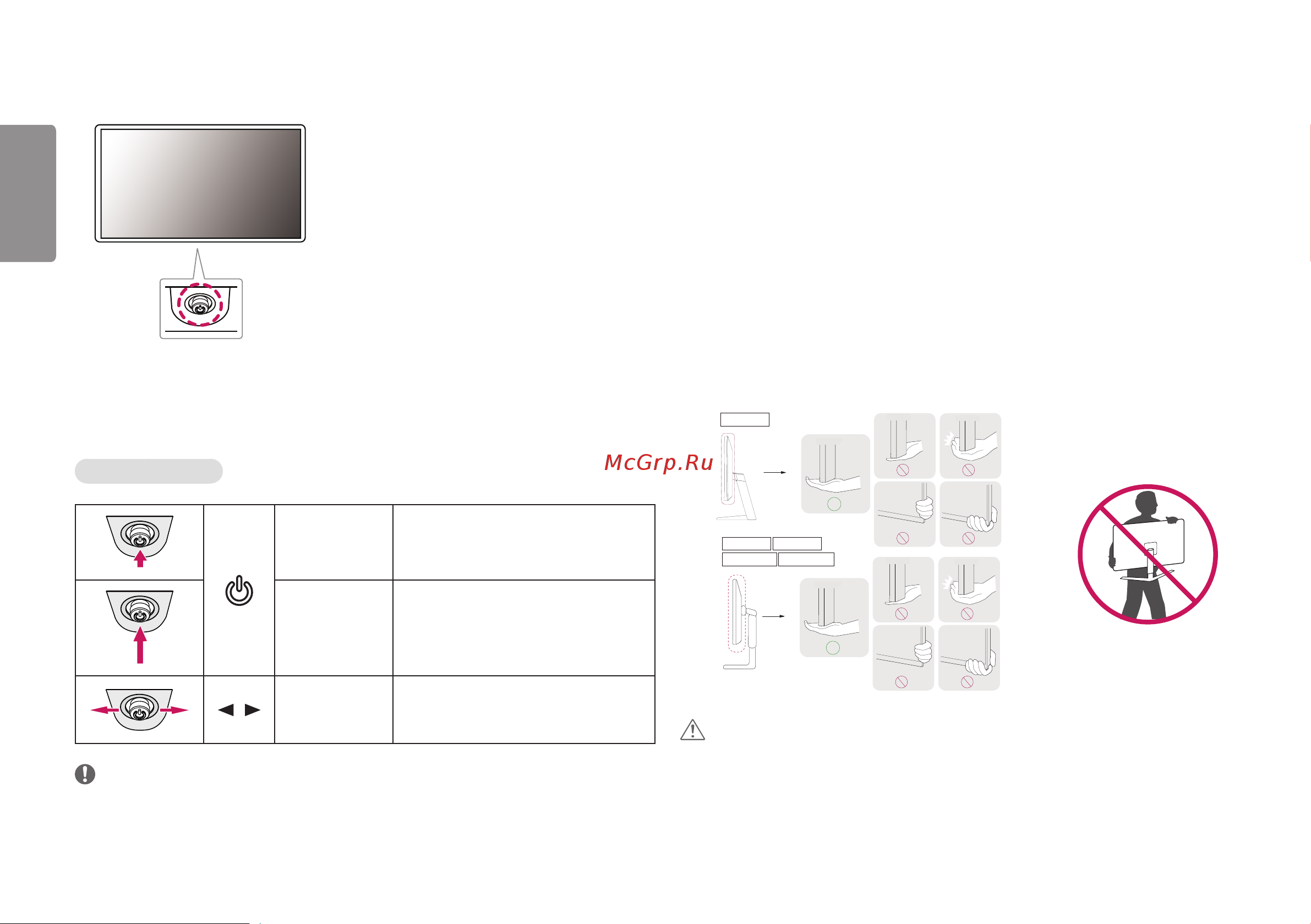 LG 27UP850N-W [4/33] Описание продукта и функций кнопок