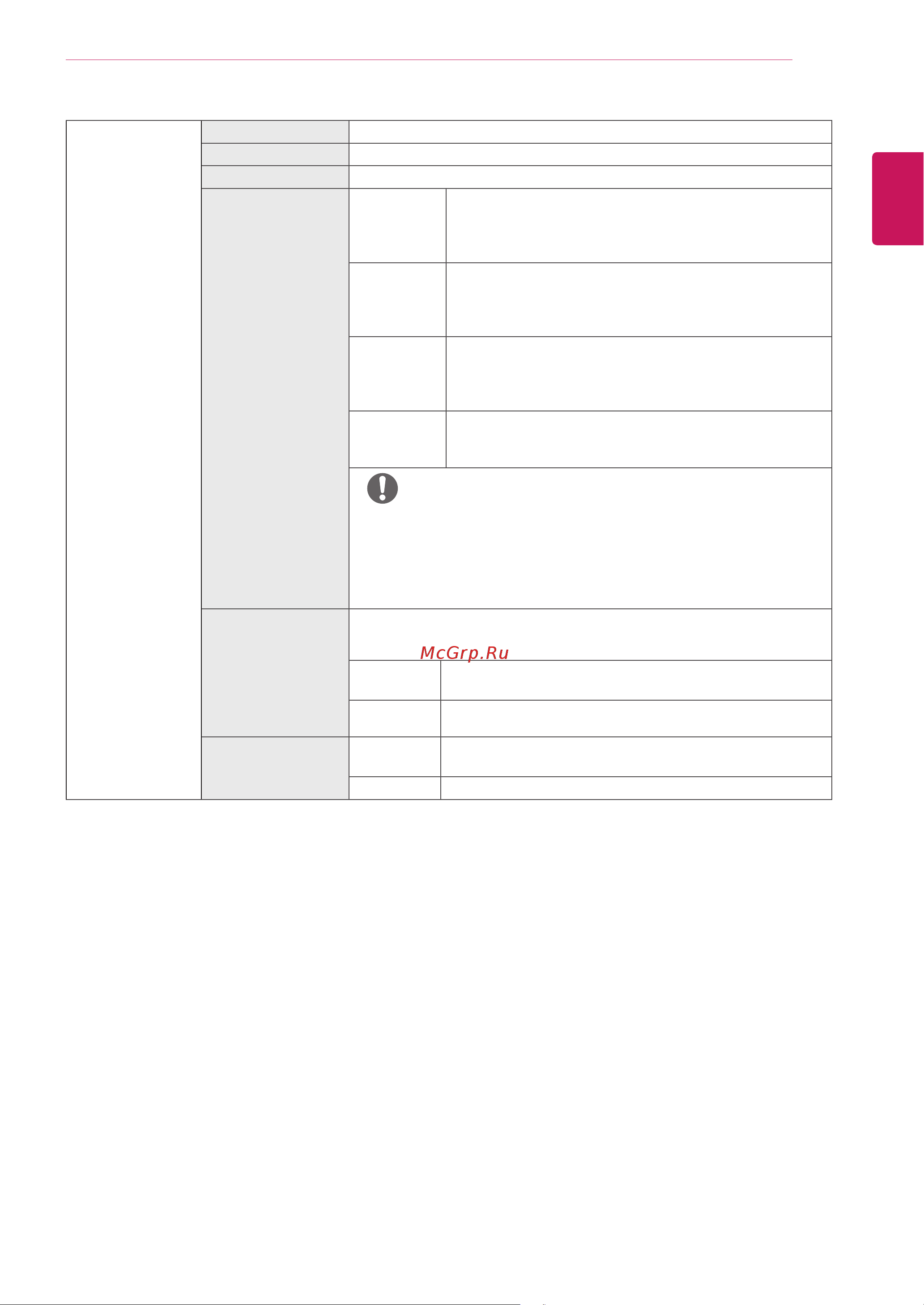 LG 29WQ600-W [23/33] Примечание