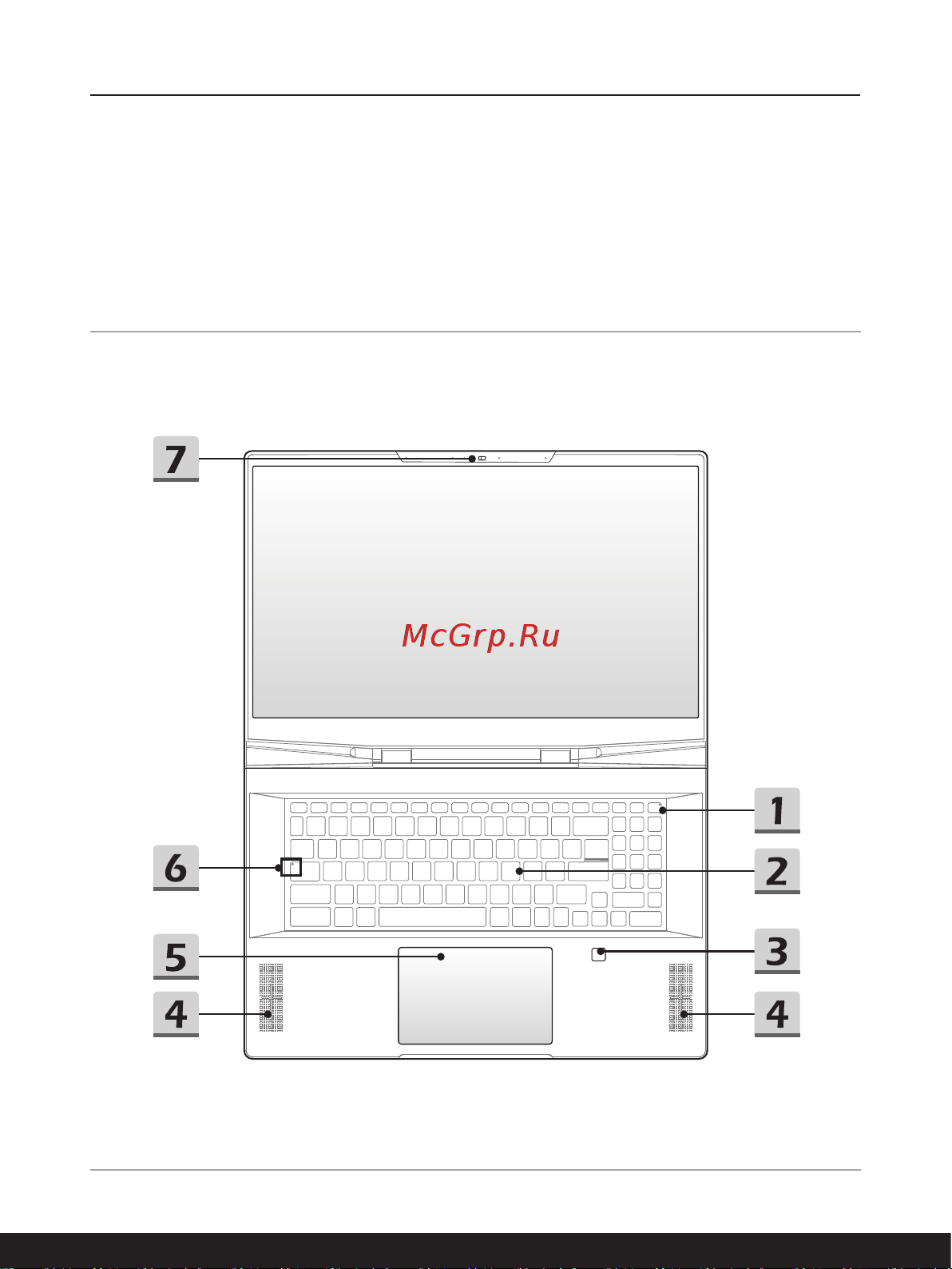 MSI Stealth 17 Studio A13VI-064RU (MS-17P2) [13/76] Вид сверху в открытом состоянии
