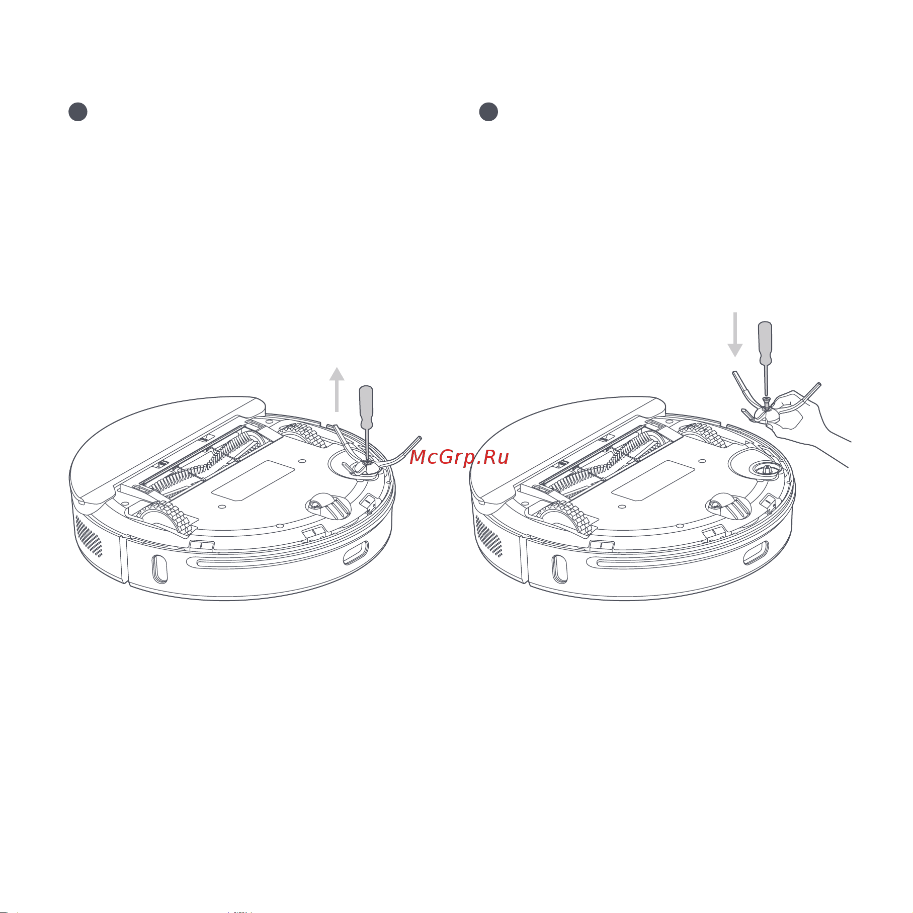 Xiaomi Lydsto R1D Robot Vacuum Cleaner [19/28] Чистка замена боковой щетки